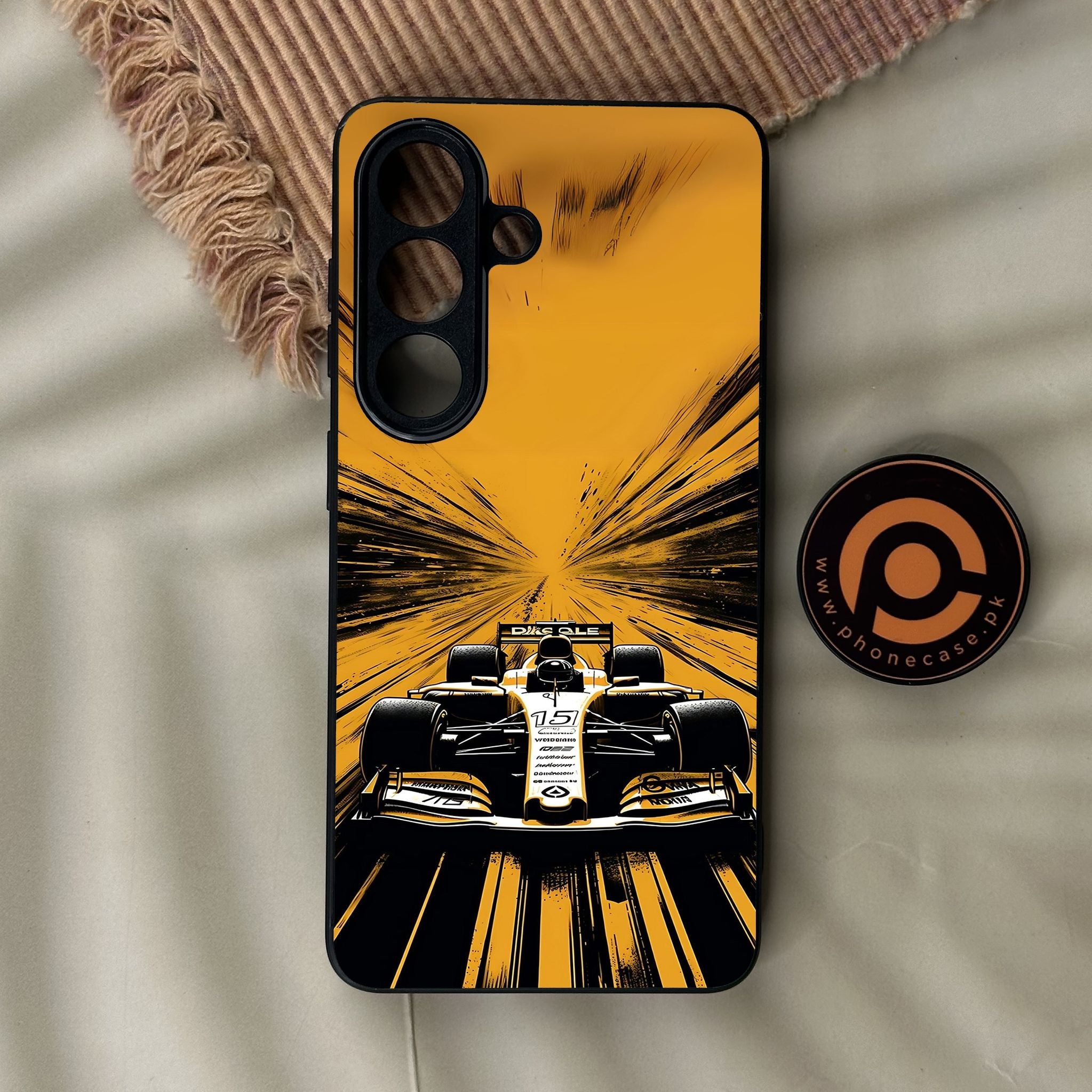 Galaxy S26 - Formula 1 Design 4 - Premium Metal Printed Soft Bumper Shock Proof Case