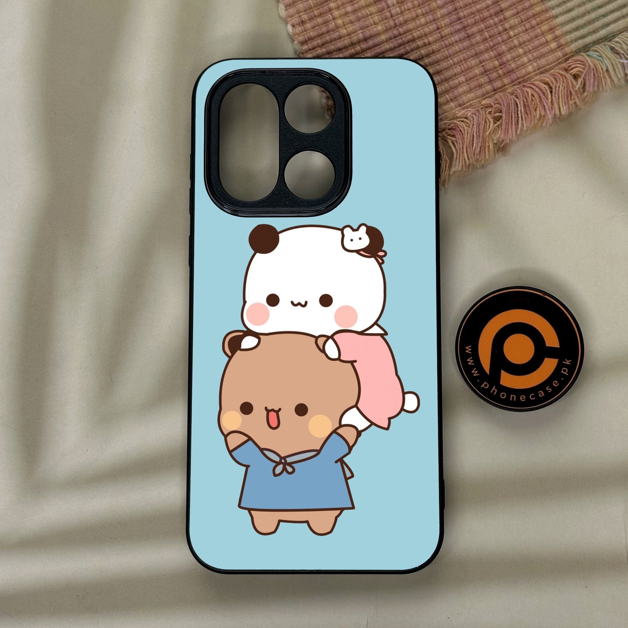 OnePlus 15 - Cute Bubu Dudu Design 5 - Premium Metal Printed Soft Bumper Shock Proof Case