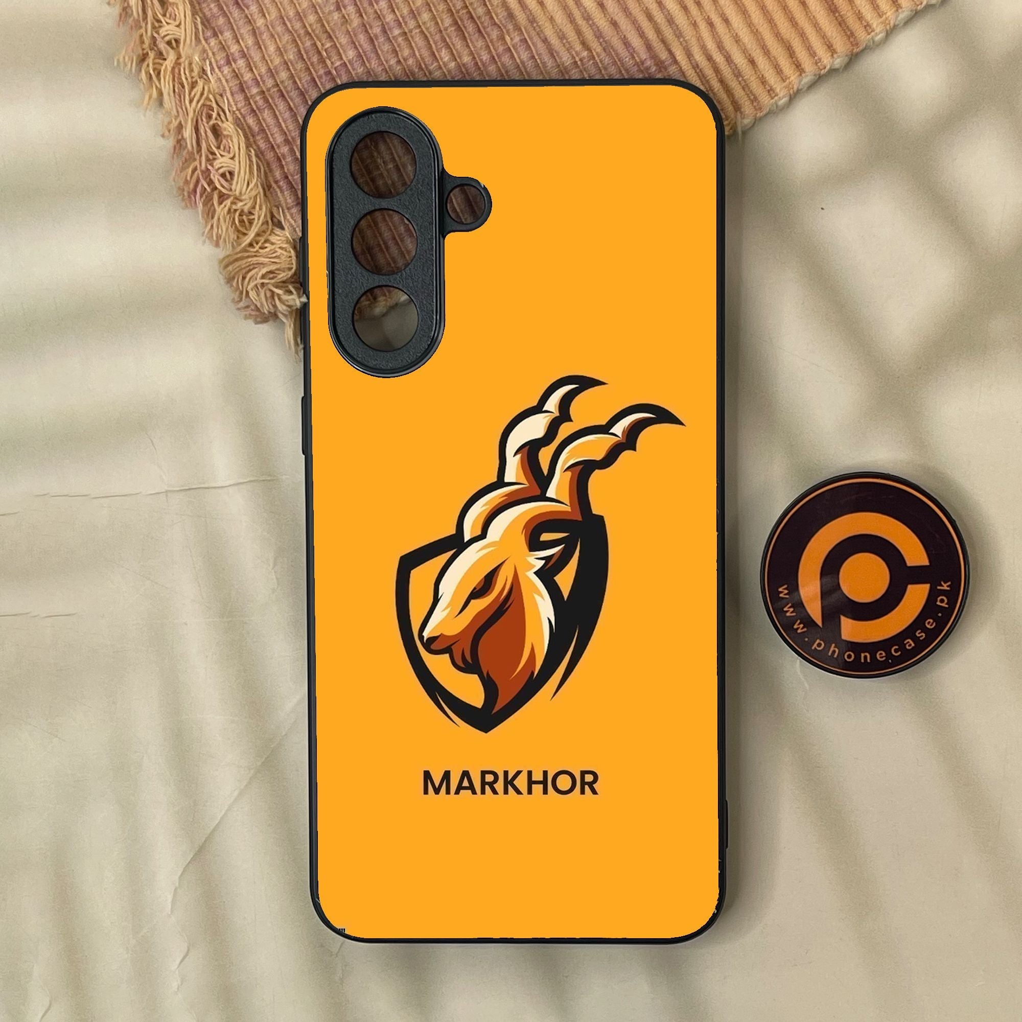 Samsung Galaxy A57 - Markhor Design 7 - Premium Metal Printed Soft Bumper Shock Proof Case