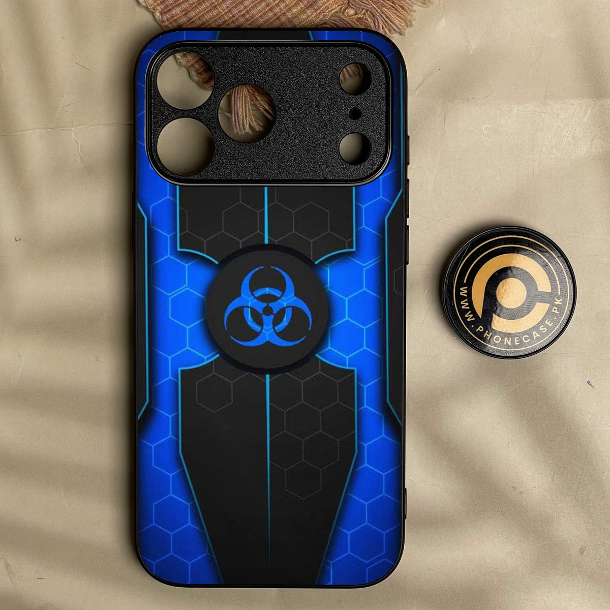 Iphone 18 Pro - Biohazard Design 1 - Premium Metal Printed Soft Bumper Shock Proof Case