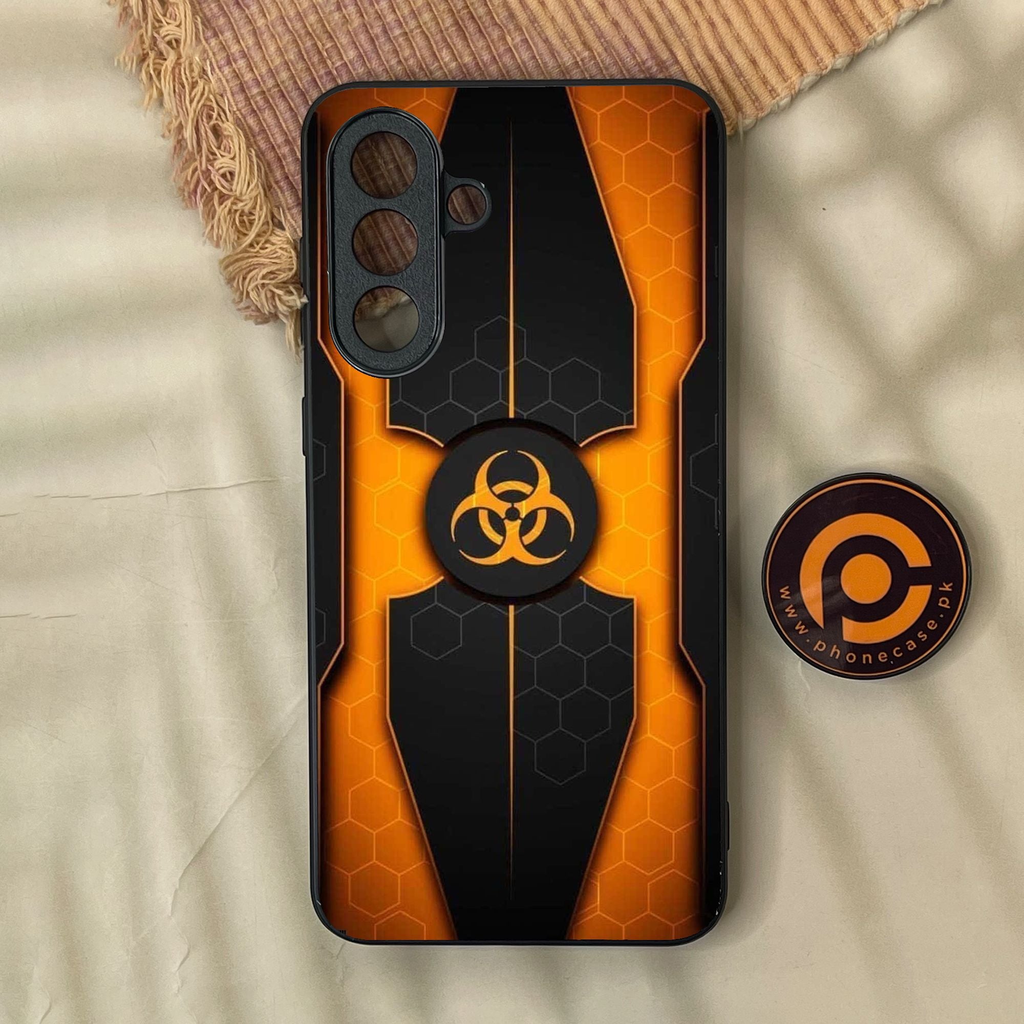Samsung Galaxy A37 - Biohazard Design 2 - Premium Metal Printed Soft Bumper Shock Proof Case