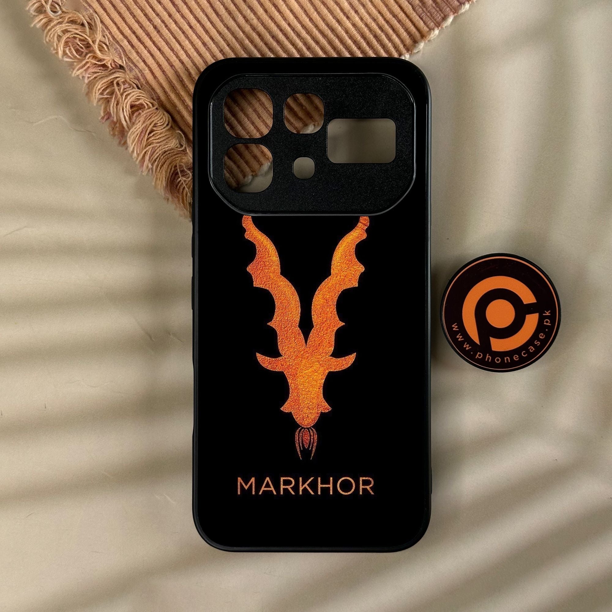 Infinix Note 60 Pro - Markhor Design 12 - Premium Metal Printed Soft Bumper Shock Proof Case