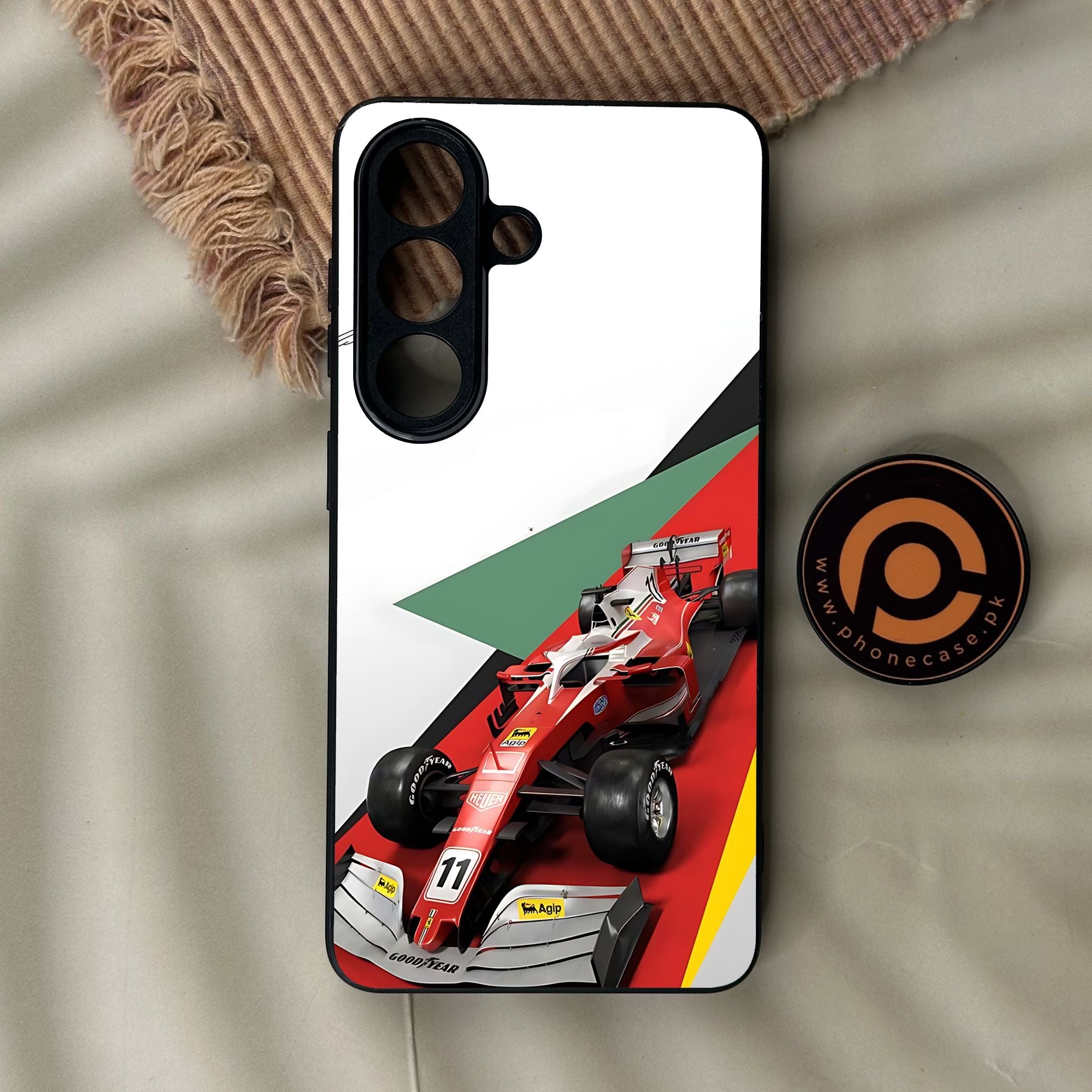 Galaxy S26 - Formula 1 Design 3 - Premium Metal Printed Soft Bumper Shock Proof Case