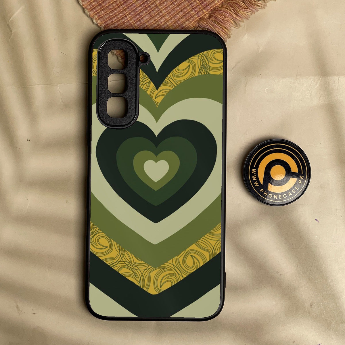 Infinix Hot 70 - Heart 2.0 Design 1 - Premium Metal Printed Soft Bumper Shock Proof Case