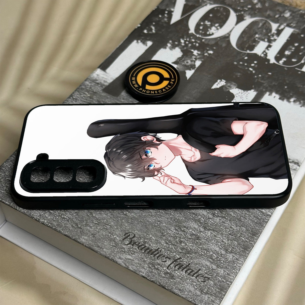 Infinix Hot 70 - Anime Series Design 2 - Premium Metal Printed Soft Bumper Shock Proof Case
