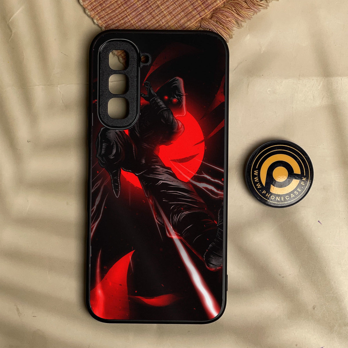 Infinix Hot 70 - Ninja Design 9 - Premium Metal Printed Soft Bumper Shock Proof Case