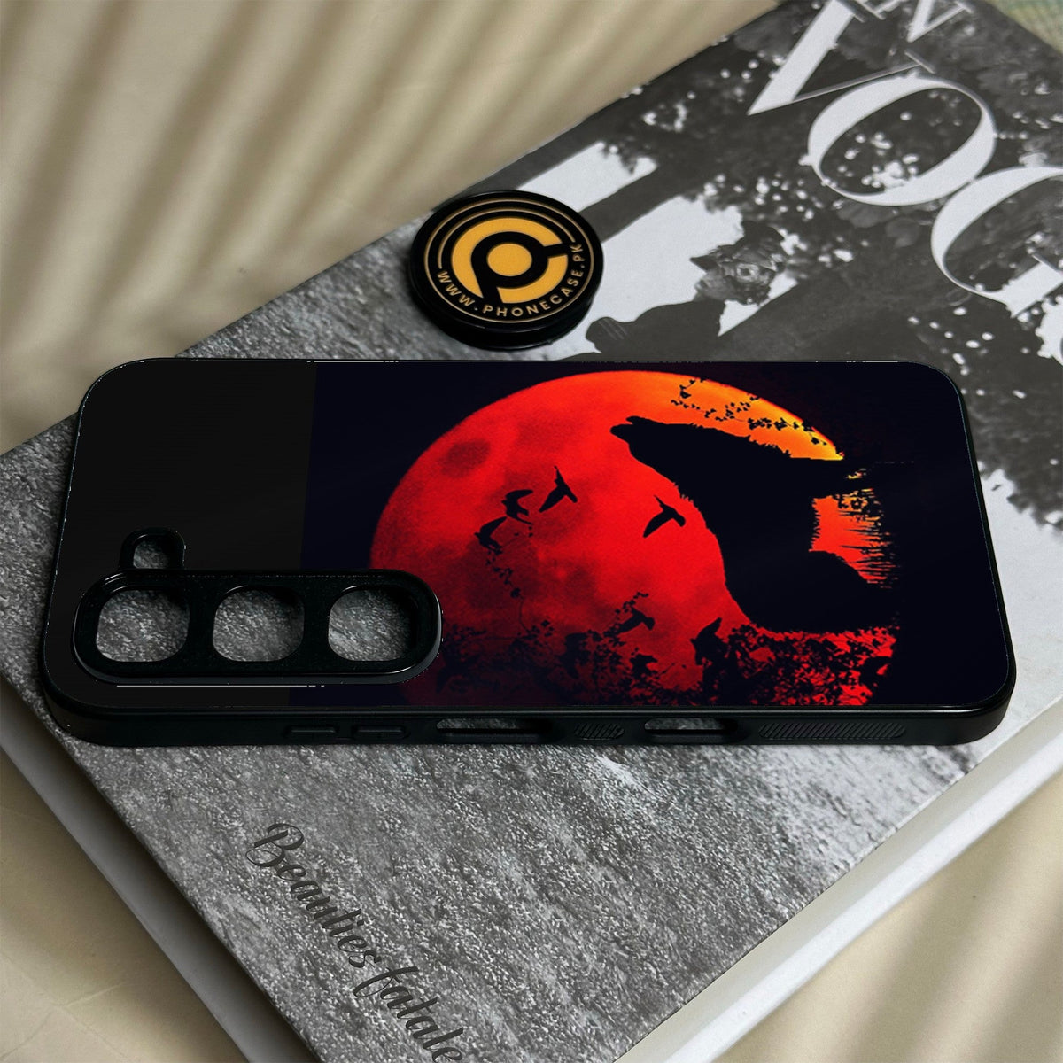 Infinix Hot 70 Pro - Wolf Design 1 - Premium Metal Printed Soft Bumper Shock Proof Case