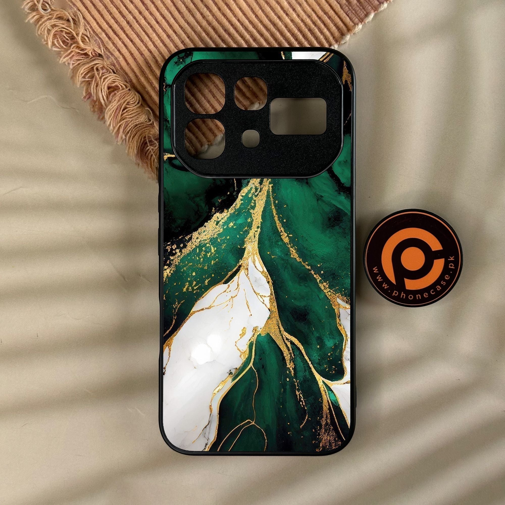 Infinix Note 60 - Liquid Marble Design 7 - Premium Metal Printed Soft Bumper Shock Proof Case