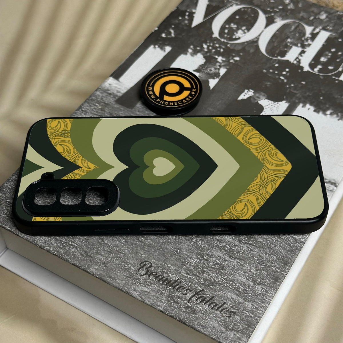 Infinix Hot 70 - Heart 2.0 Design 1 - Premium Metal Printed Soft Bumper Shock Proof Case