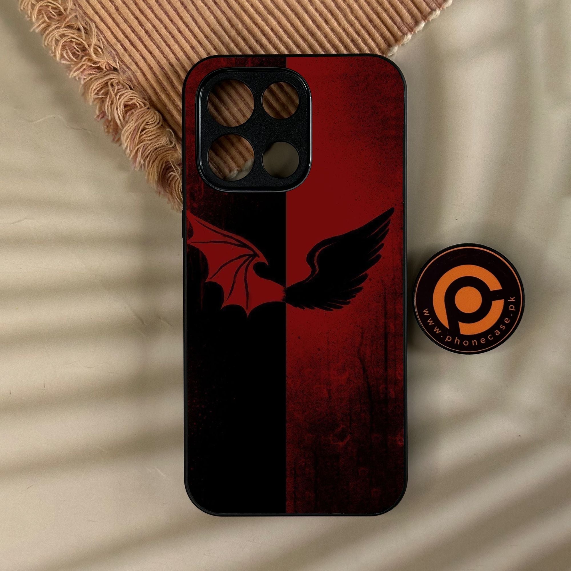 OnePlus Turbo 6 - Angel 2.0 Design 6 - Premium Metal Printed Soft Bumper Shock Proof Case