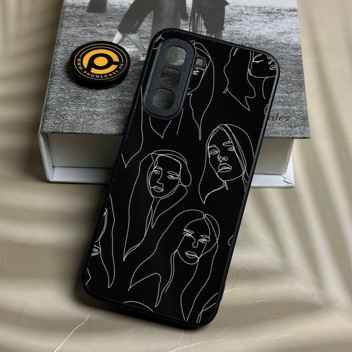 Infinix Hot 70 - Girls Design 8 - Premium Metal Printed Soft Bumper Shock Proof Case