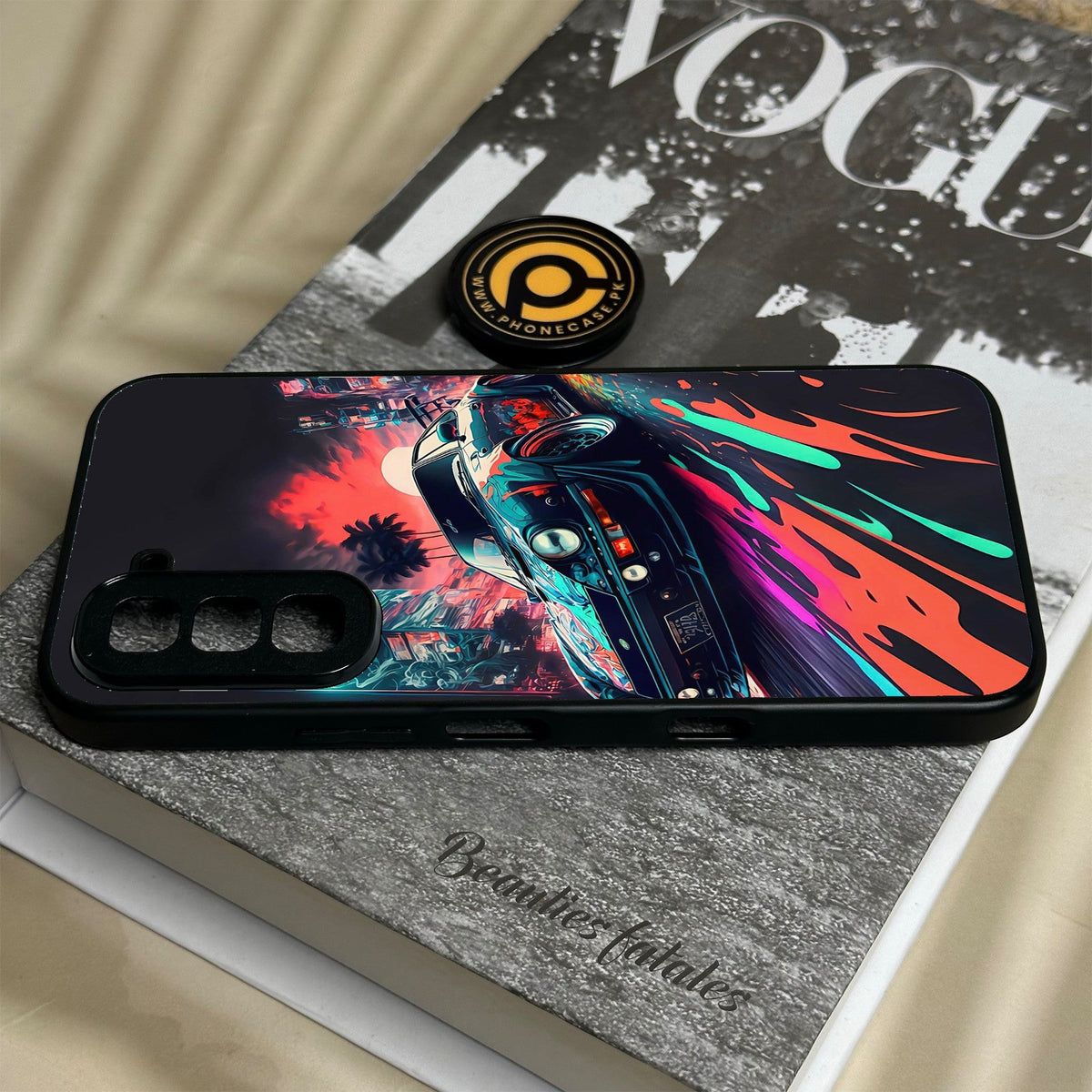 Infinix Hot 70 - Racing Series 2.0 Design 7 - Premium Metal Printed Soft Bumper Shock Proof Case