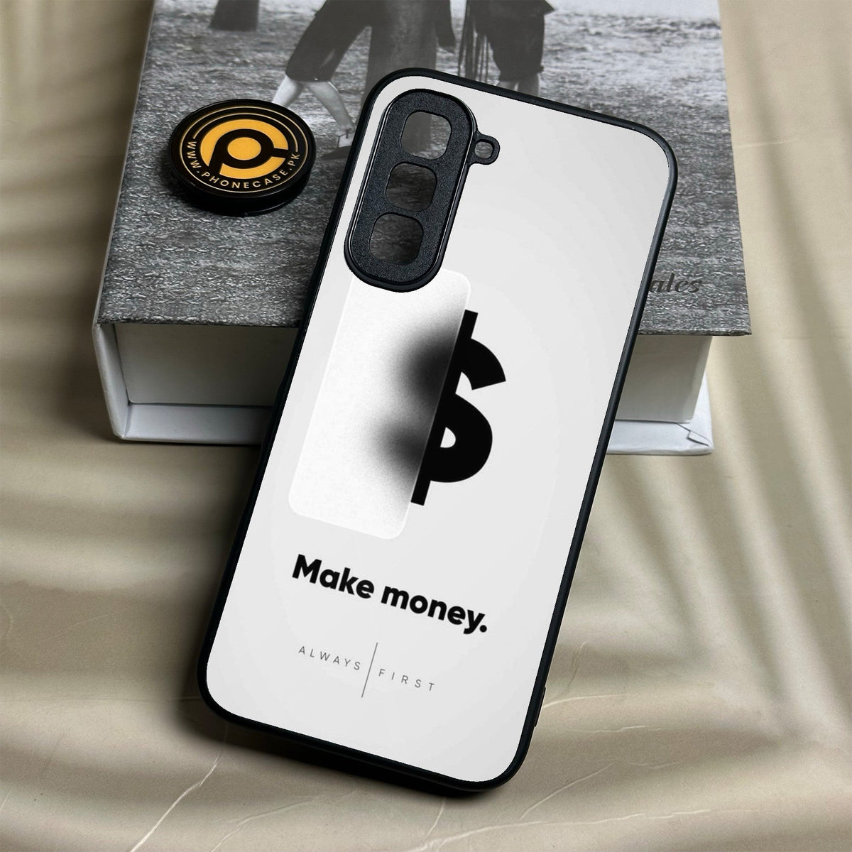 Infinix Hot 70 - Dollar Design 9 - Premium Metal Printed Soft Bumper Shock Proof Case