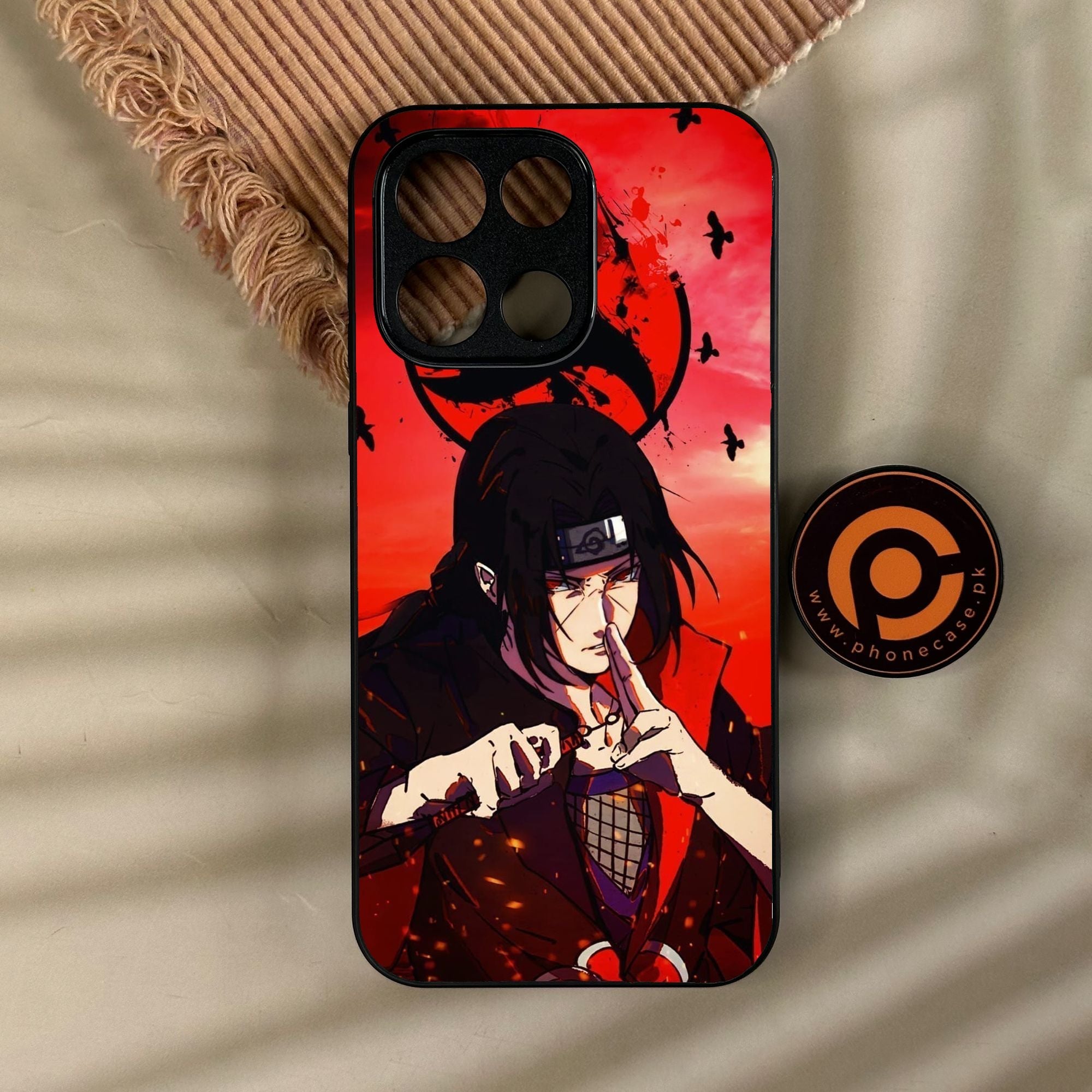 OnePlus Turbo 6 - Uchiha Itachi - Premium Metal Printed Soft Bumper Shock Proof Case