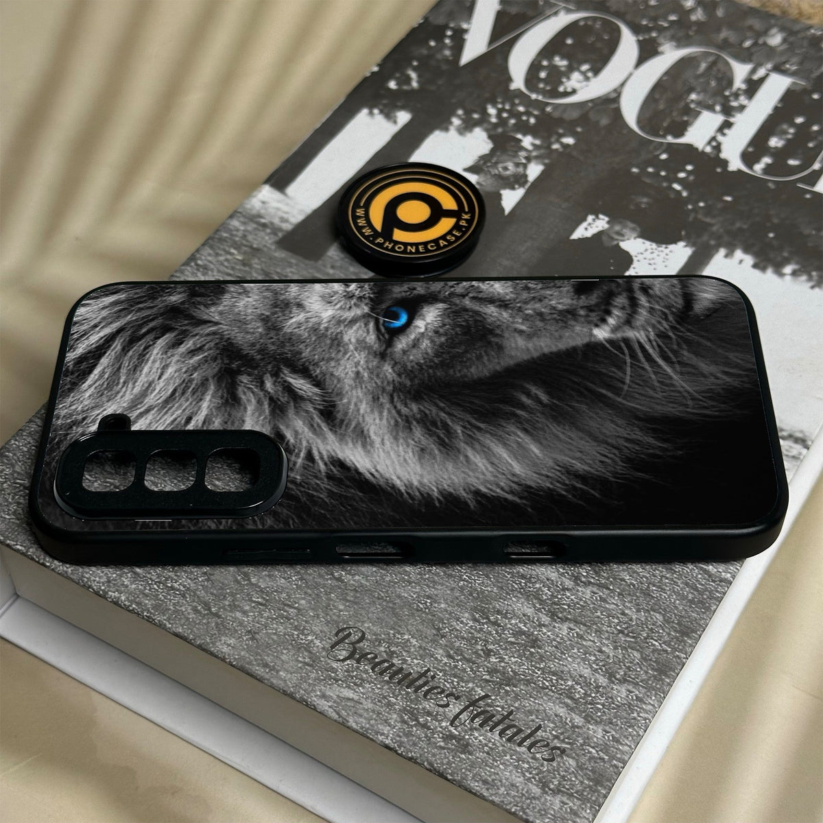 Infinix Hot 70 - Tiger Design 8 - Premium Metal Printed Soft Bumper Shock Proof Case