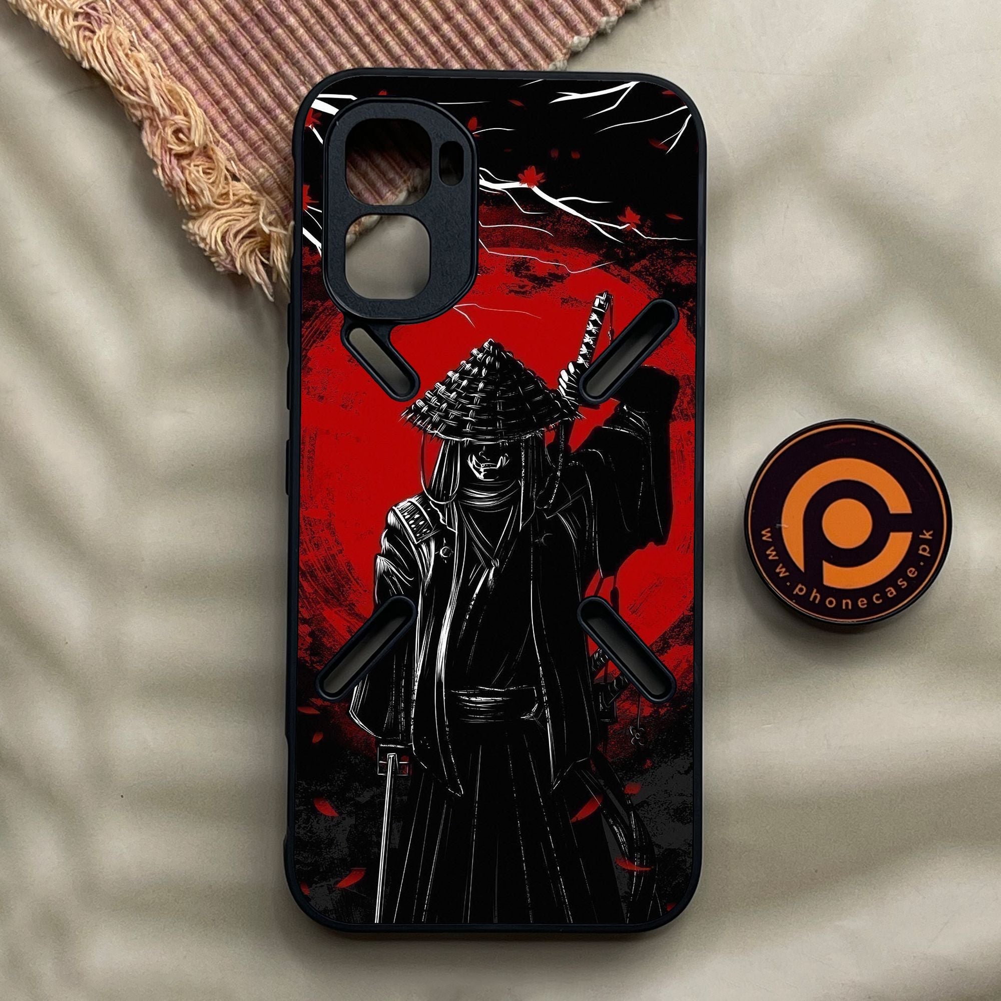 Infinix GT 50 Pro - Ninja Design 6 - Premium Metal Printed Soft Bumper Shock Proof Case