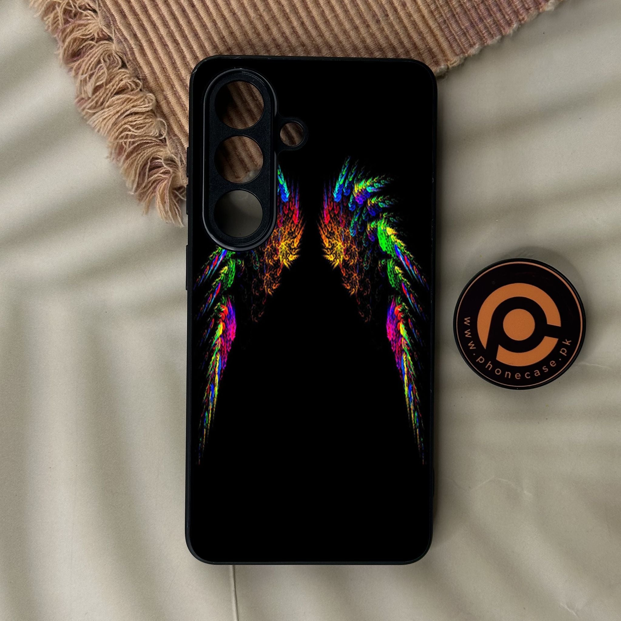 Galaxy S26 - Angel Wings Design 10 - Premium Metal Printed Soft Bumper Shock Proof Case
