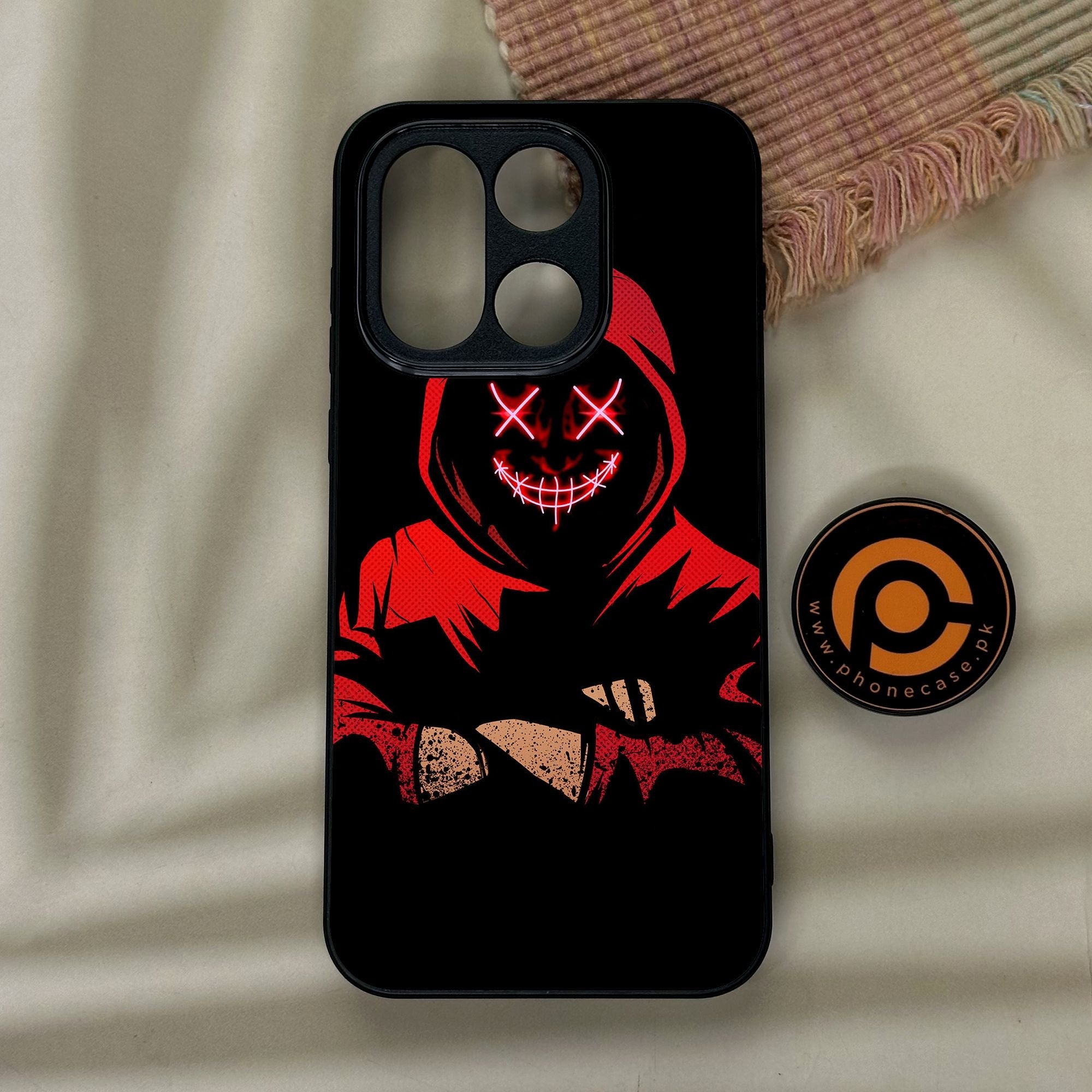 OnePlus 15 - Anonymous 2.0 Design 5 - Premium Metal Printed Soft Bumper Shock Proof Case
