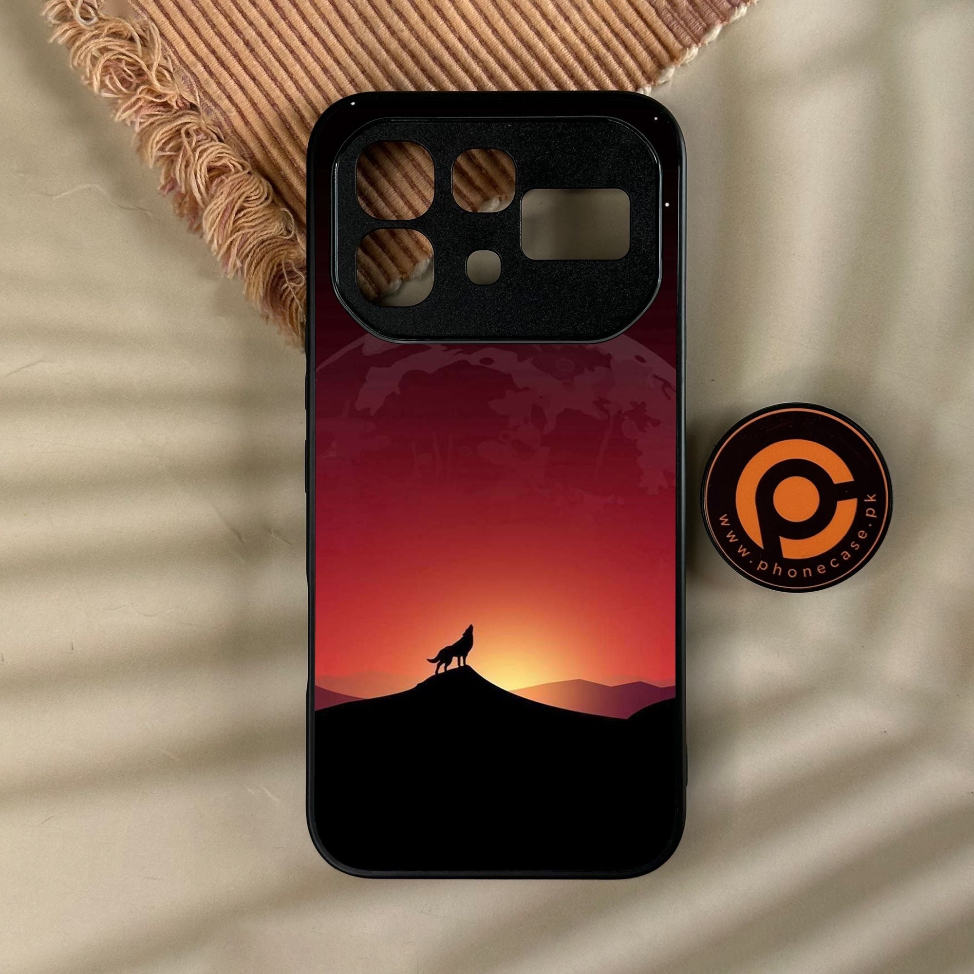 Infinix Note 60 - Wolf Design 4 - Premium Metal Printed Soft Bumper Shock Proof Case