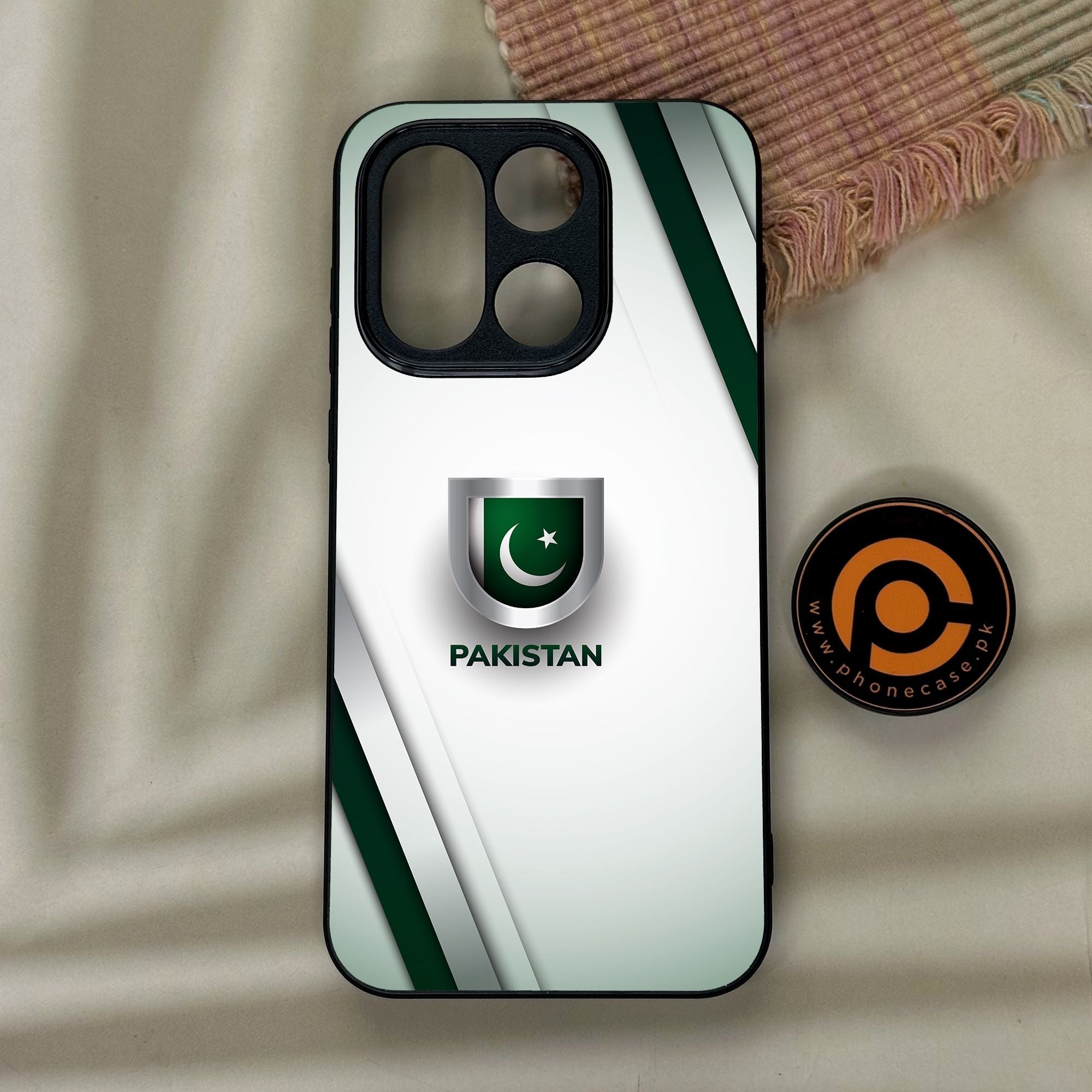 OnePlus 15 - Pakistani Flag Design 2 - Premium Metal Printed Soft Bumper Shock Proof Case