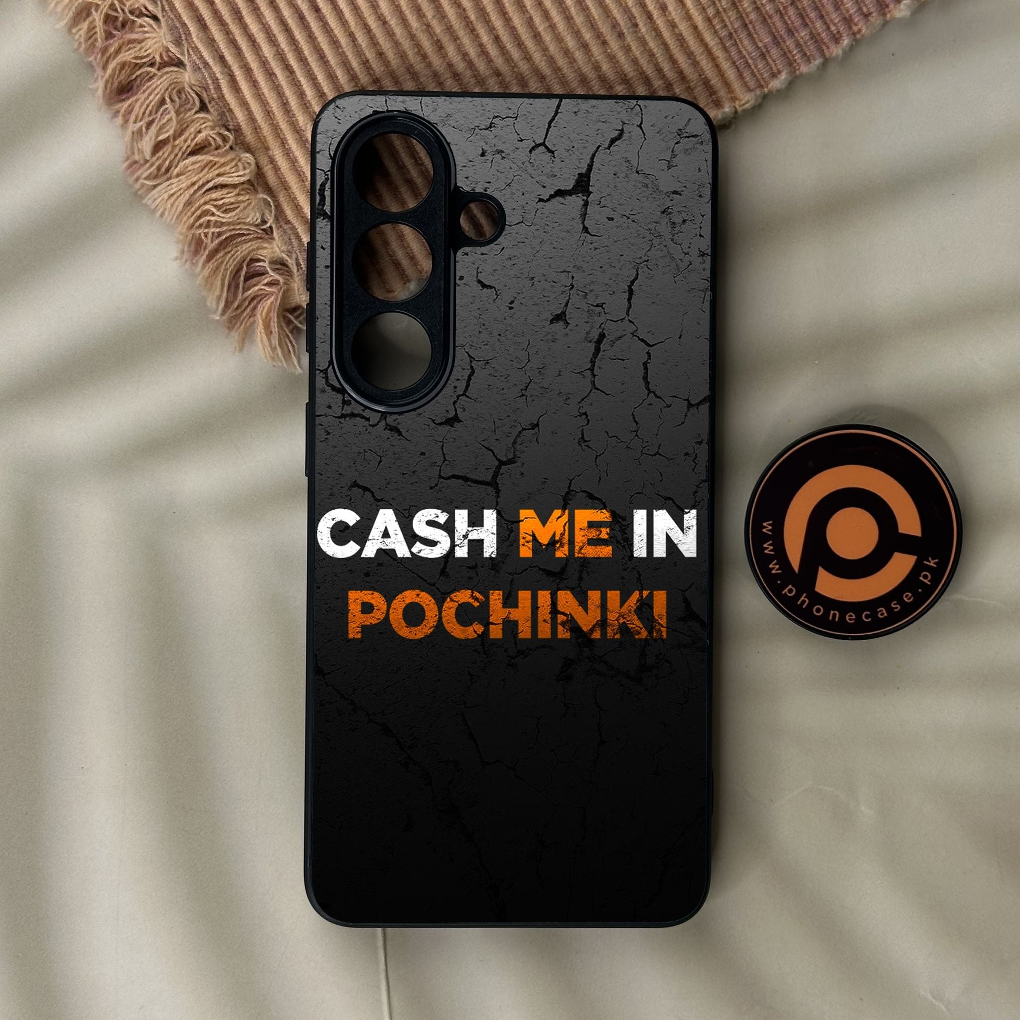 Galaxy S26 - Cash Me - Premium Metal Printed Soft Bumper Shock Proof Case