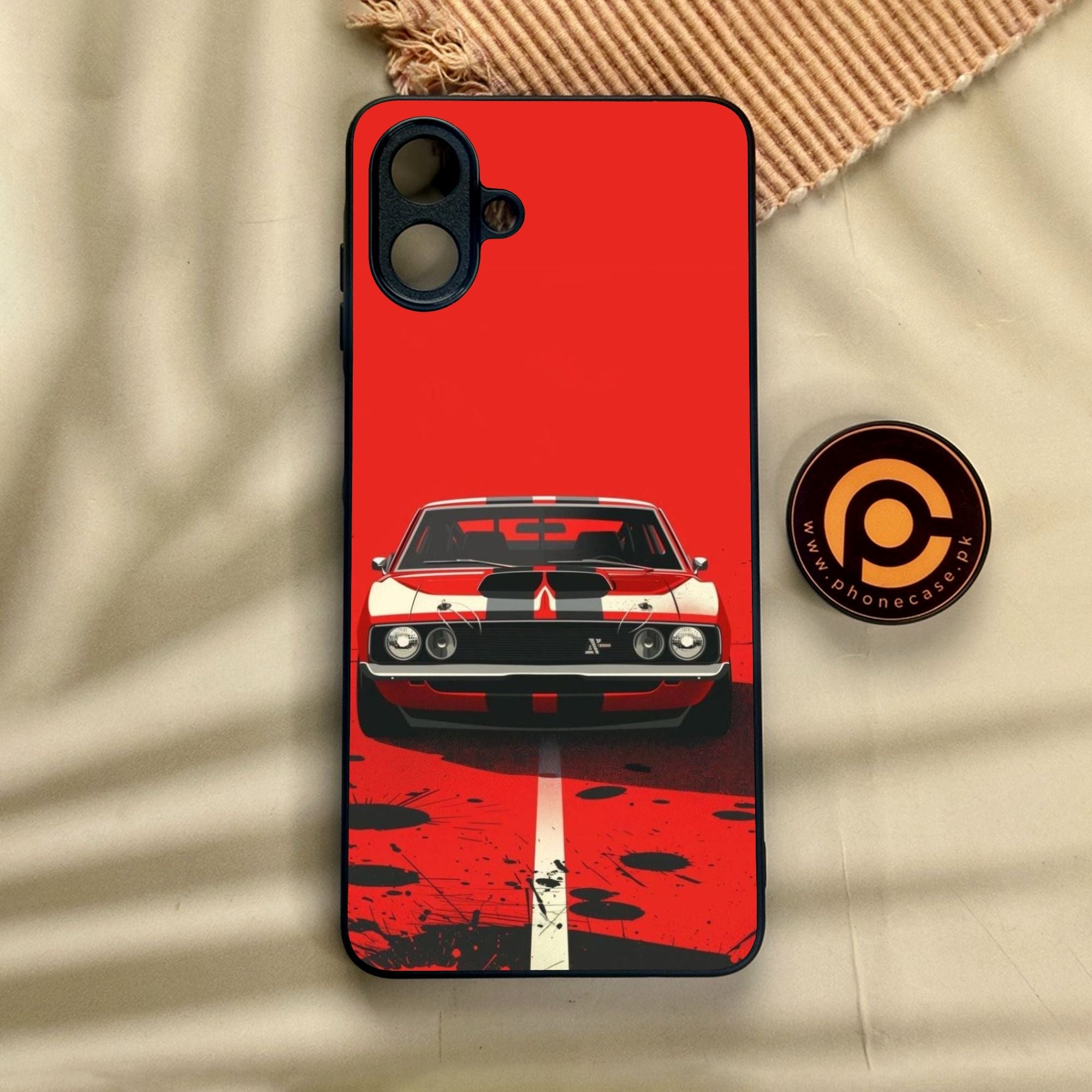 Samsung Galaxy A07 - Classic Racer Vibes - Premium Metal Printed Soft Bumper Shock Proof Case