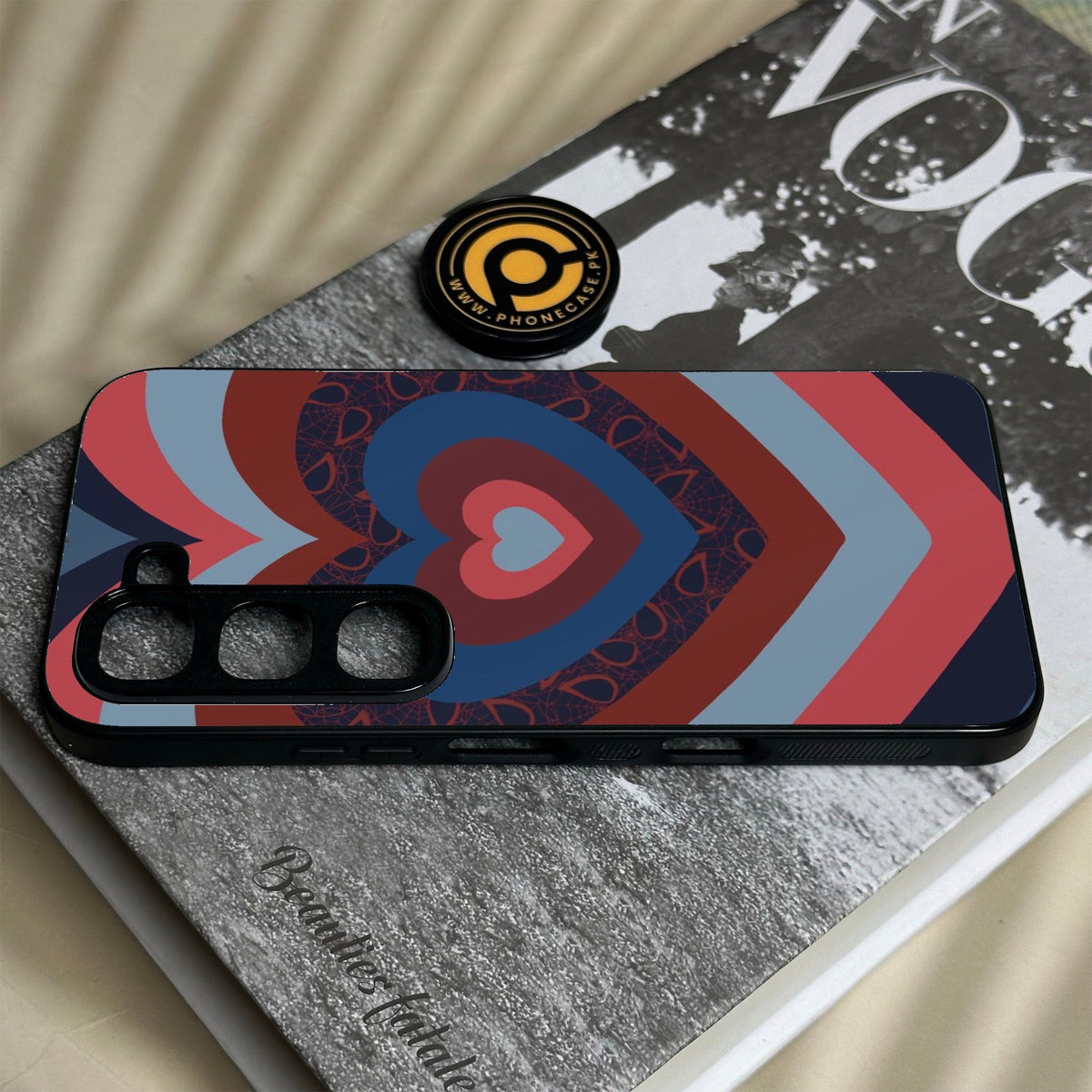 Infinix Hot 70 Pro - Heart 2.0 Design 2 - Premium Metal Printed Soft Bumper Shock Proof Case