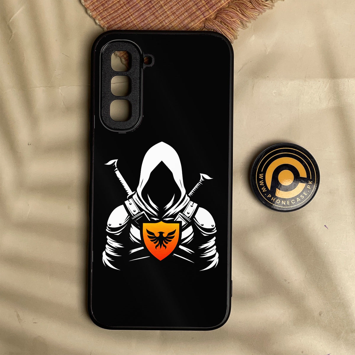 Infinix Hot 70 - Minimalistic Design 6 - Premium Metal Printed Soft Bumper Shock Proof Case
