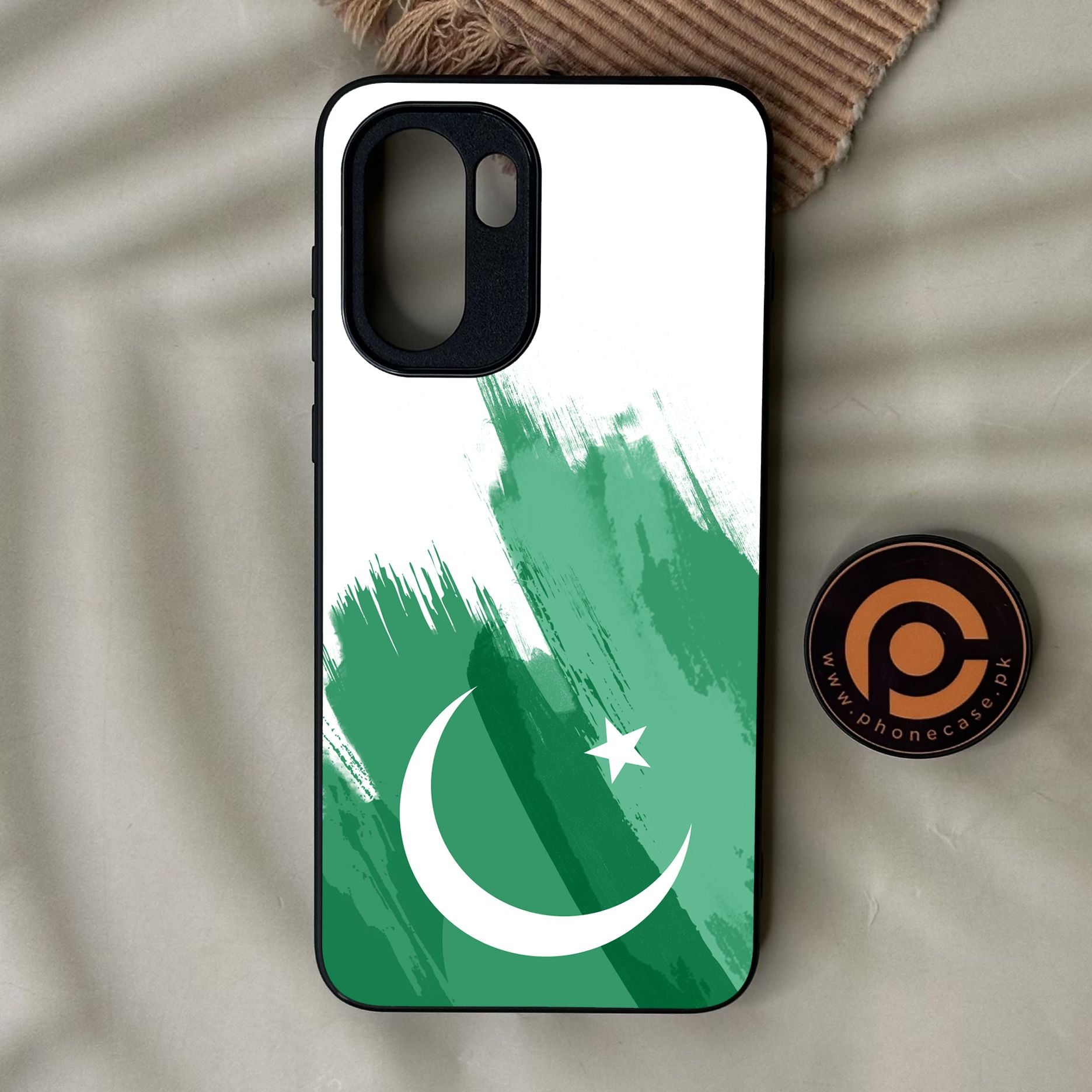 OnePlus Ace 6 - Pakistani Flag Design 8 - Premium Metal Printed Soft Bumper Shock Proof Case