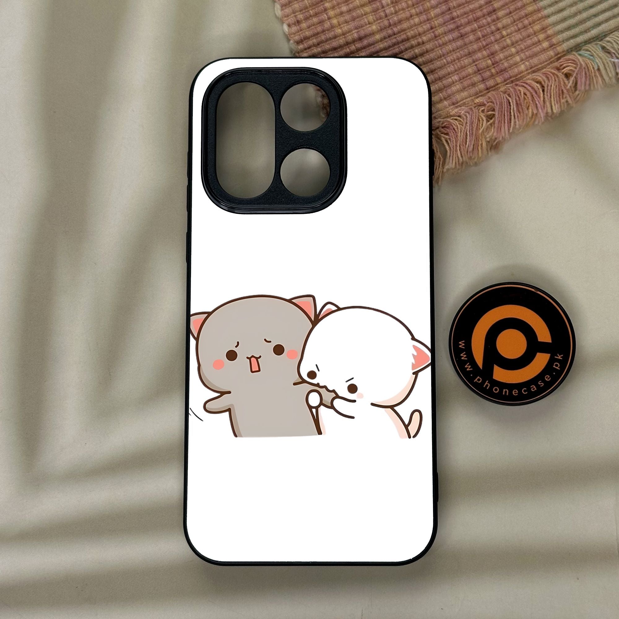 OnePlus 15 - Cute Bubu Dudu Design 9 - Premium Metal Printed Soft Bumper Shock Proof Case