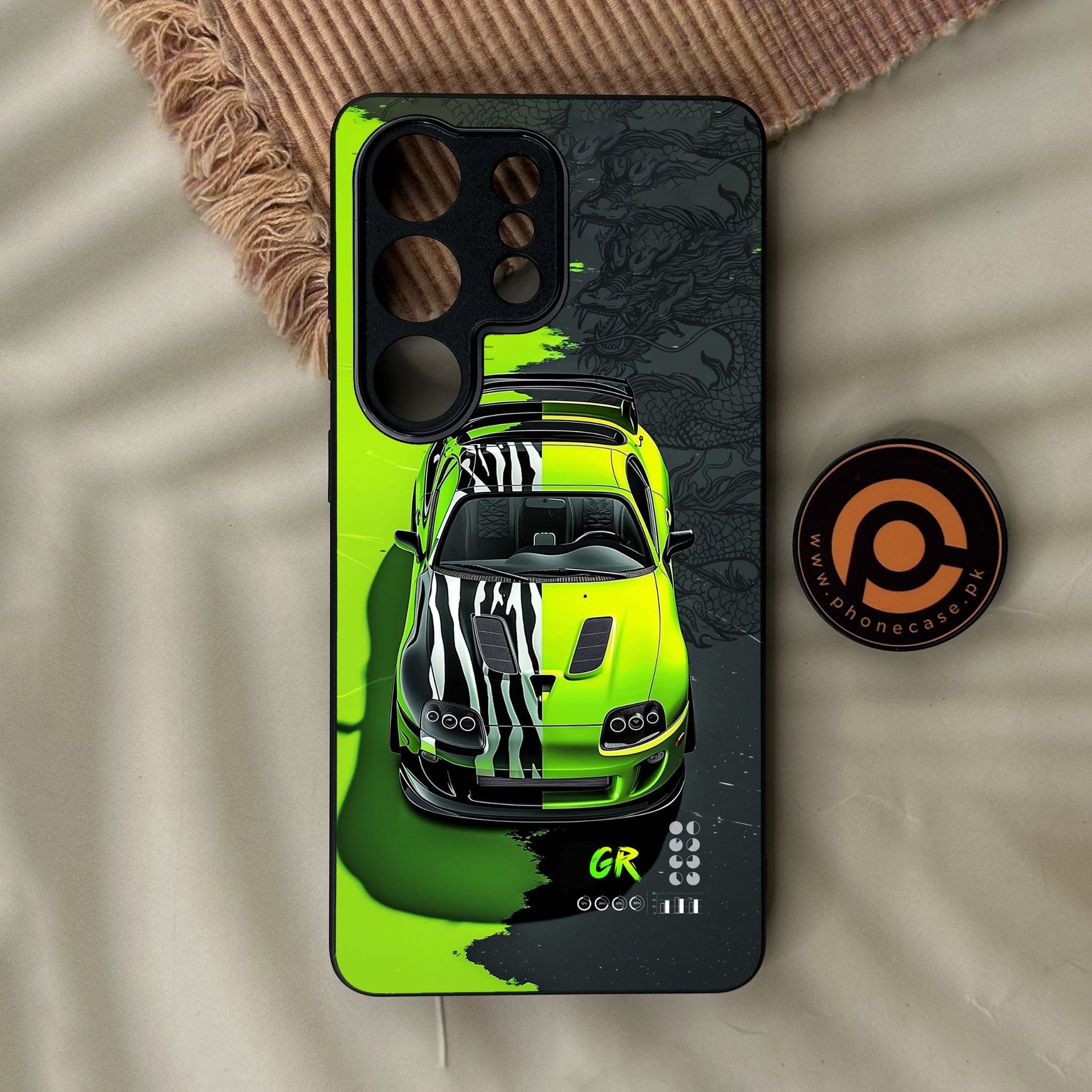 Galaxy S26 Ultra - Trish Art - Premium Metal Printed Soft Bumper Shock Proof Case