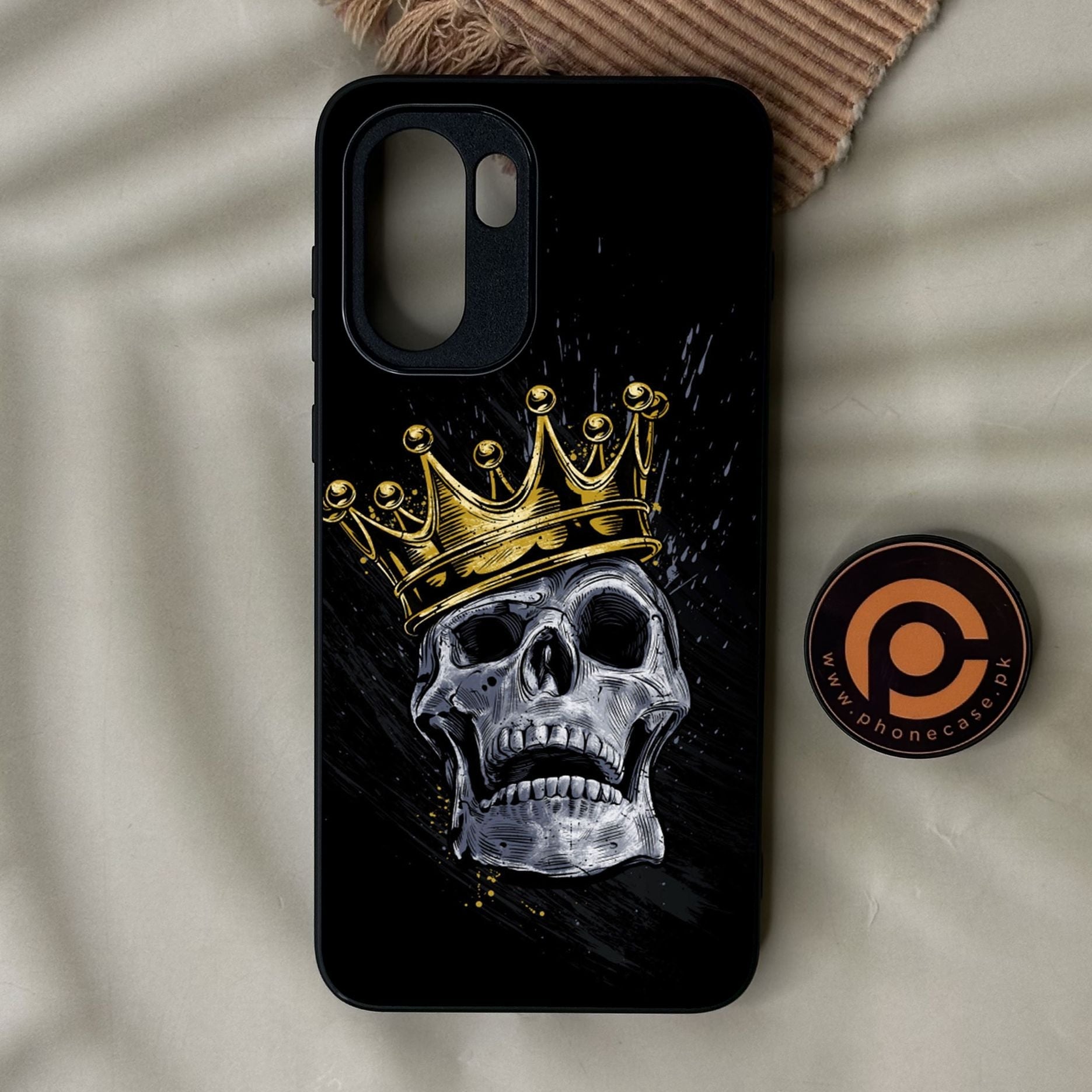 OnePlus Ace 6 - King Design 5 - Premium Metal Printed Soft Bumper Shock Proof Case