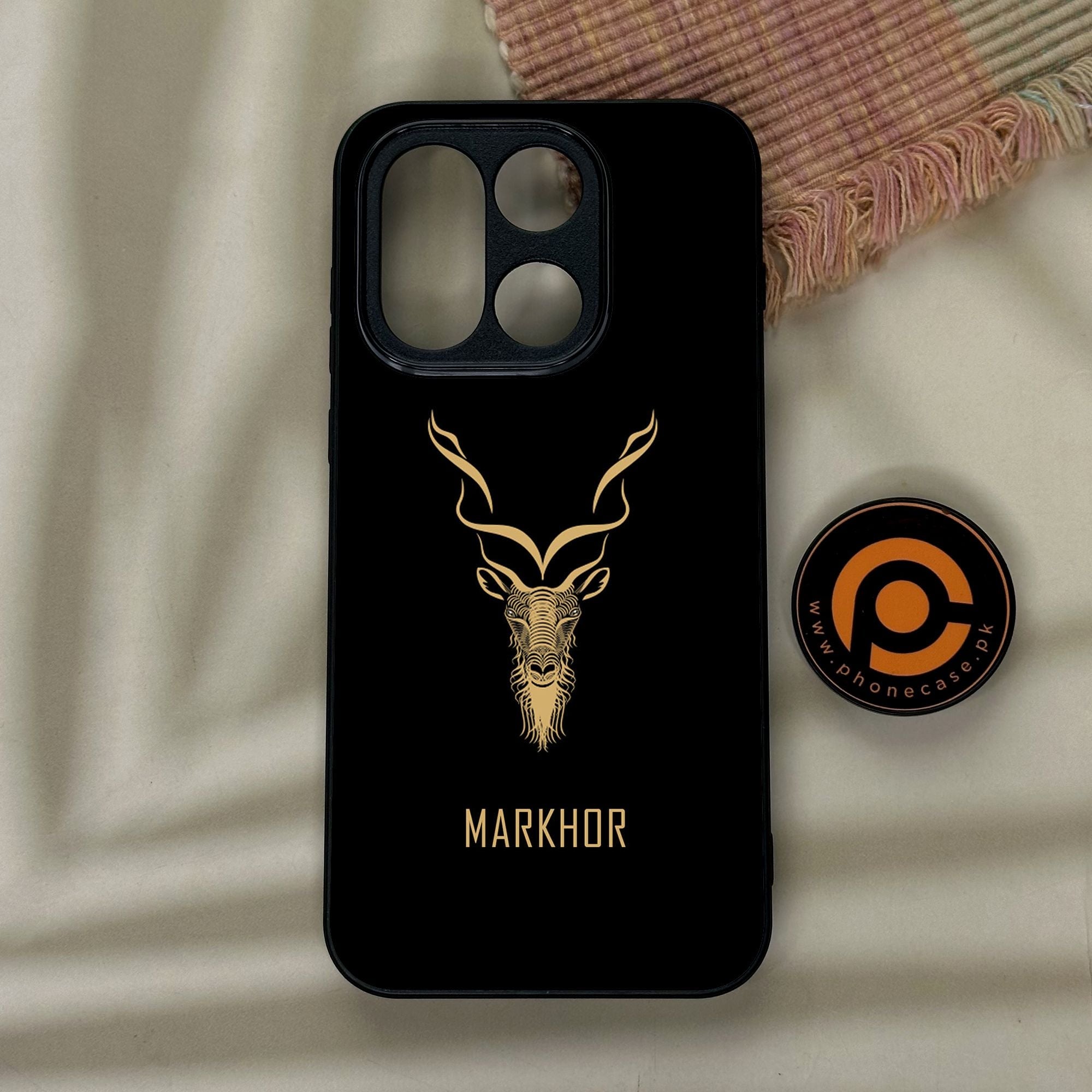 OnePlus 15 - Markhor Design 3 - Premium Metal Printed Soft Bumper Shock Proof Case