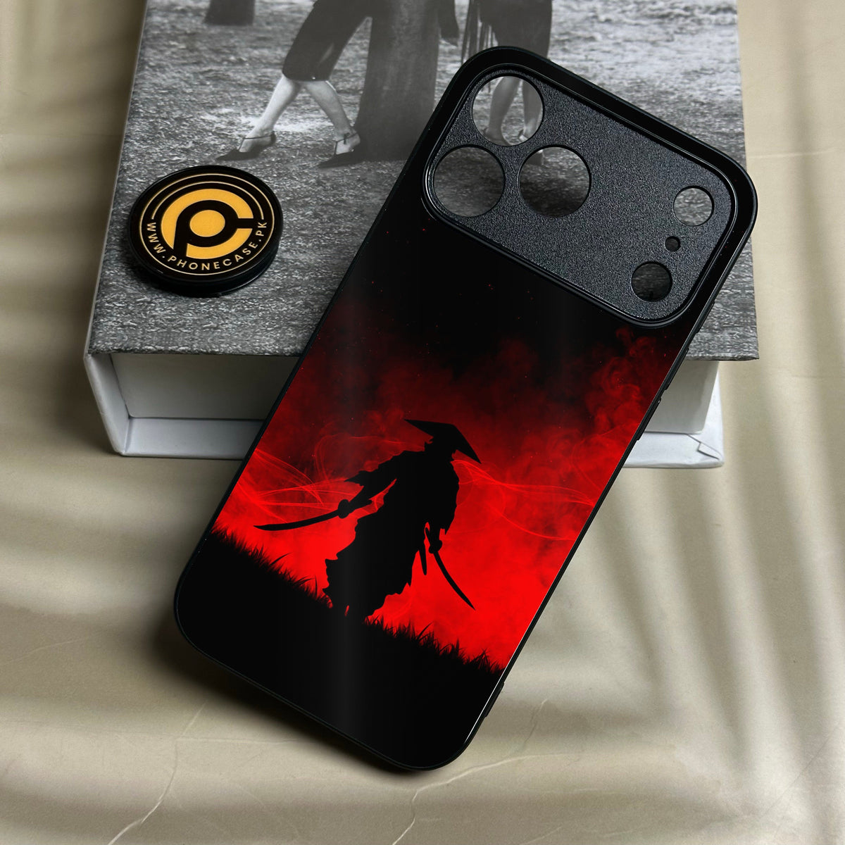Iphone 18 Pro Max - Ninja Design 1 - Premium Metal Printed Soft Bumper Shock Proof Case