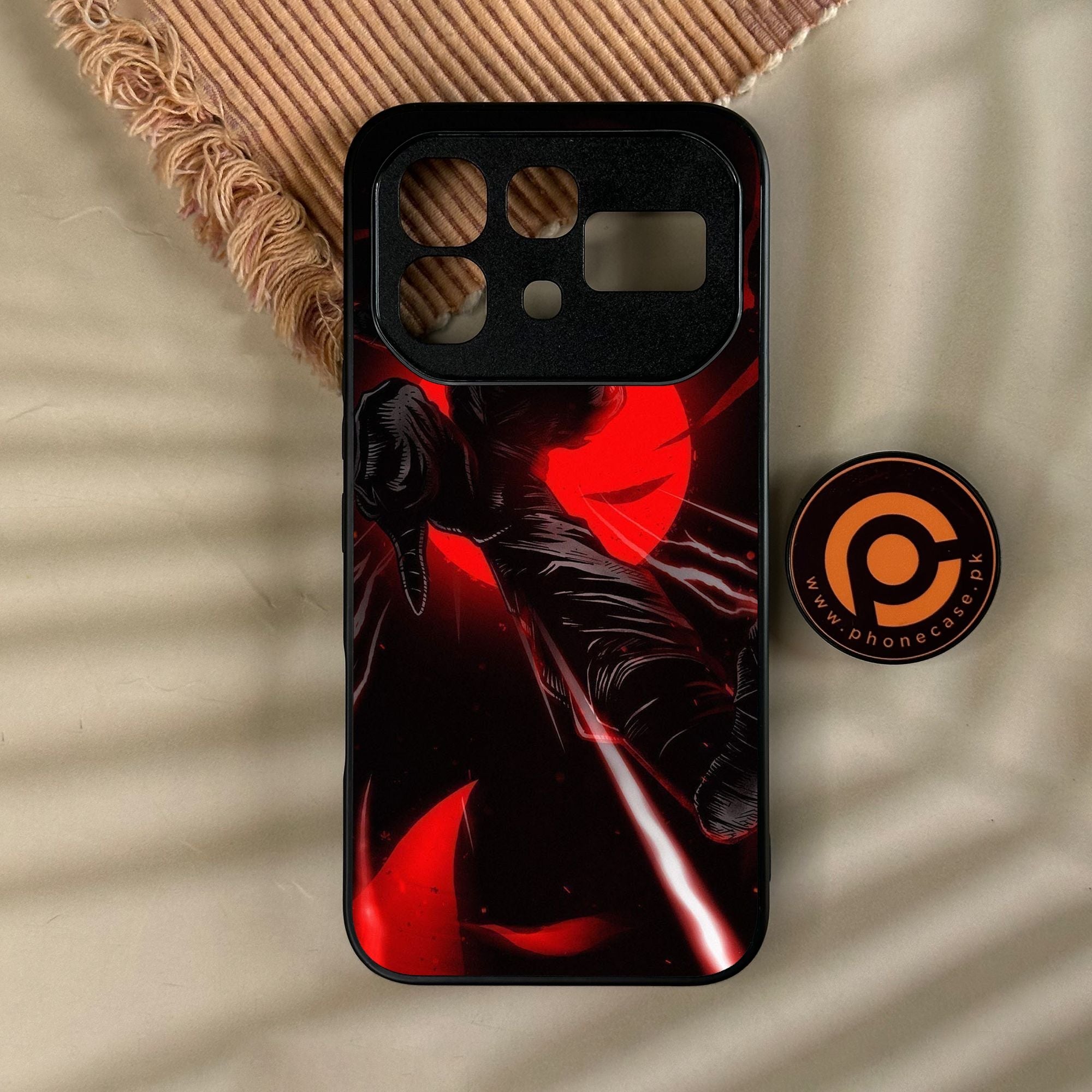 Infinix Note 60 - Ninja Design 9 - Premium Metal Printed Soft Bumper Shock Proof Case