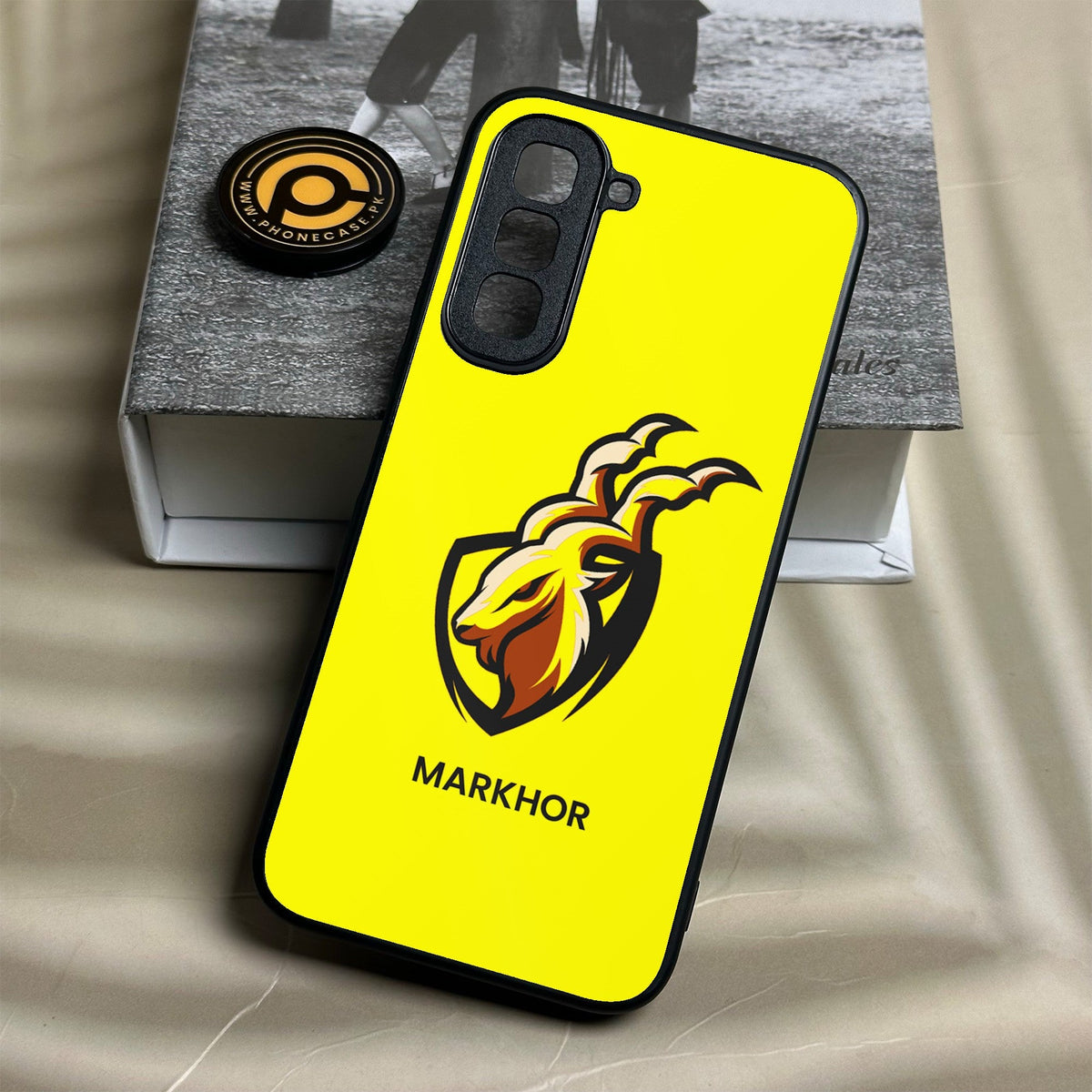 Infinix Hot 70 - Markhor Design 8 - Premium Metal Printed Soft Bumper Shock Proof Case