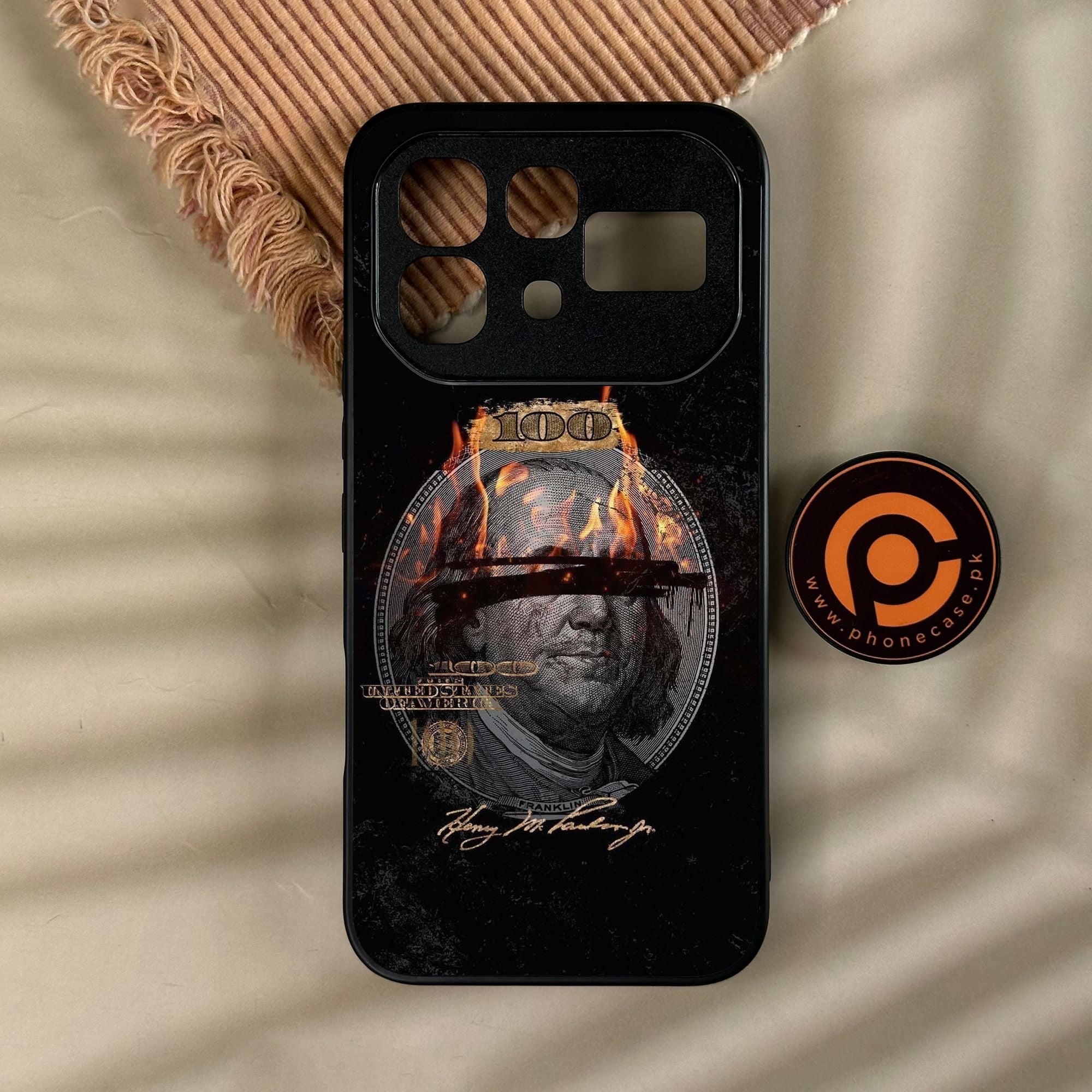 Infinix Note 60 - Dollar Design 10 - Premium Metal Printed Soft Bumper Shock Proof Case