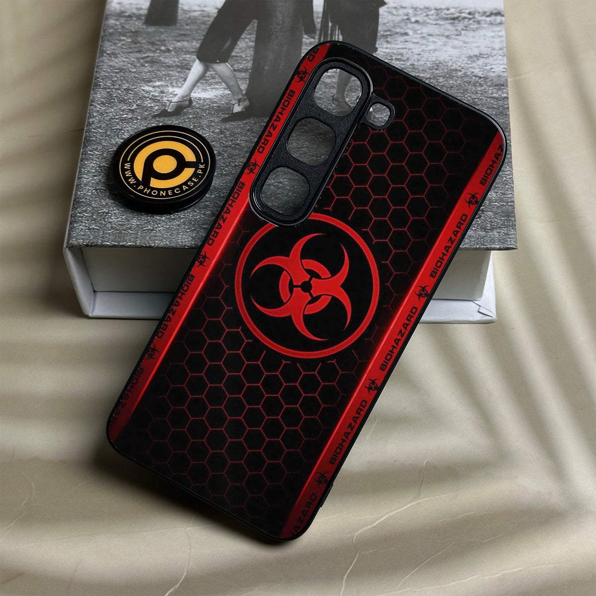 Infinix Hot 70 Pro - Biohazard Design 5 - Premium Metal Printed Soft Bumper Shock Proof Case