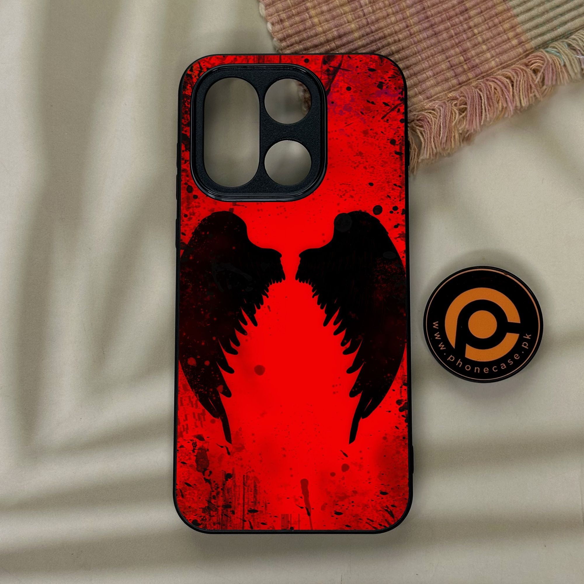 OnePlus 15 - Angel 2.0 Design 3 - Premium Metal Printed Soft Bumper Shock Proof Case