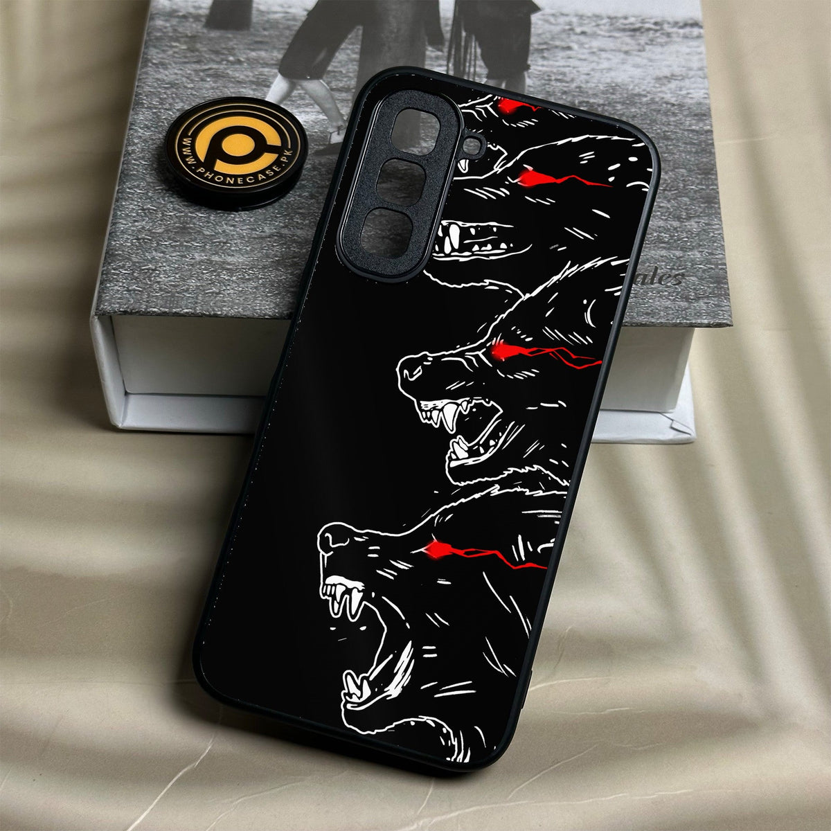Infinix Hot 70 - Black Art Design 7 - Premium Metal Printed Soft Bumper Shock Proof Case