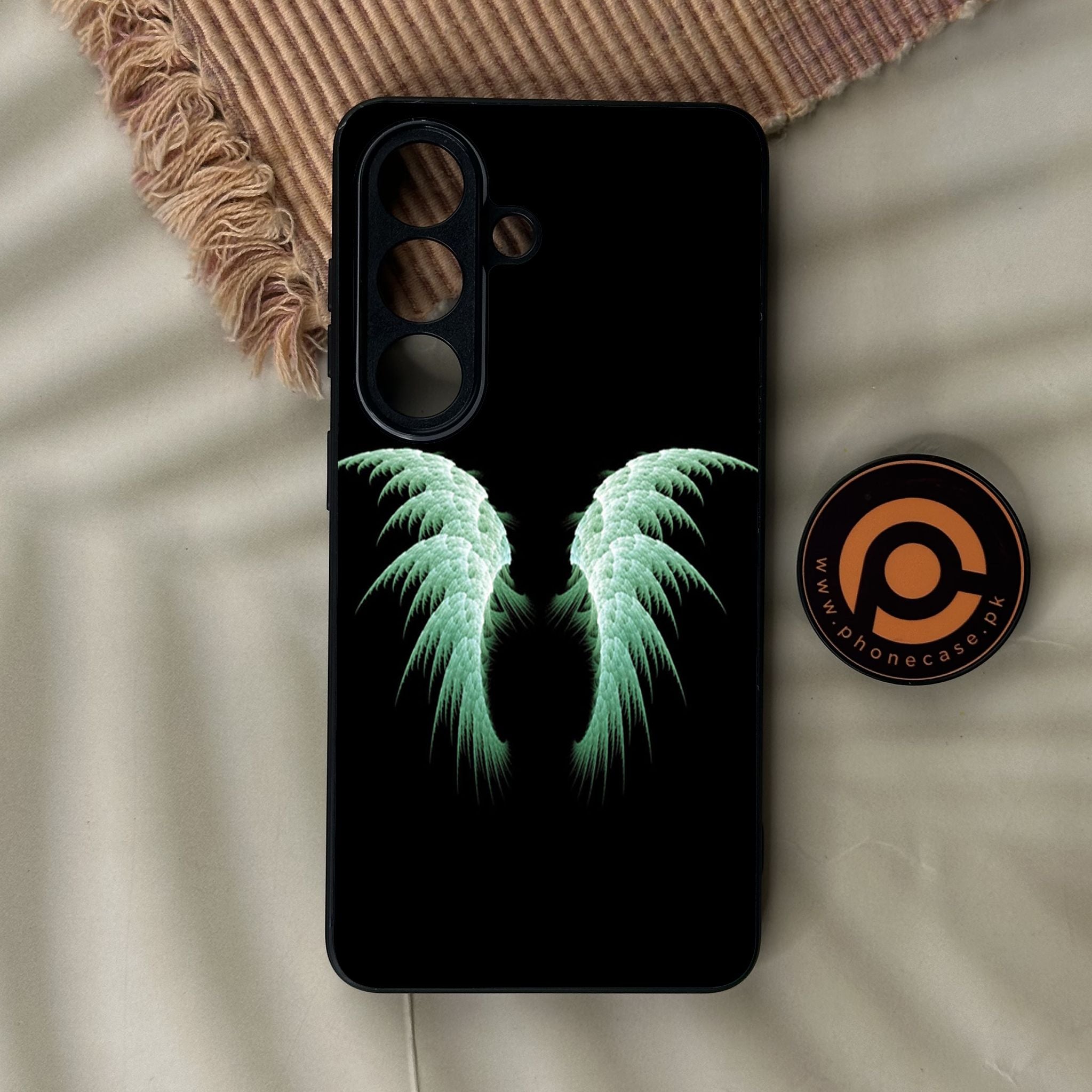 Galaxy S26 - Angel Wings Design 5 - Premium Metal Printed Soft Bumper Shock Proof Case