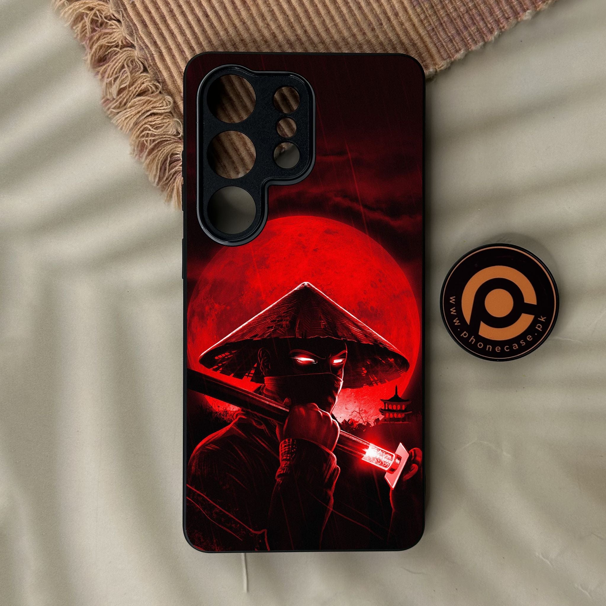 Galaxy S26 Ultra - Ninja Design 2 - Premium Metal Printed Soft Bumper Shock Proof Case