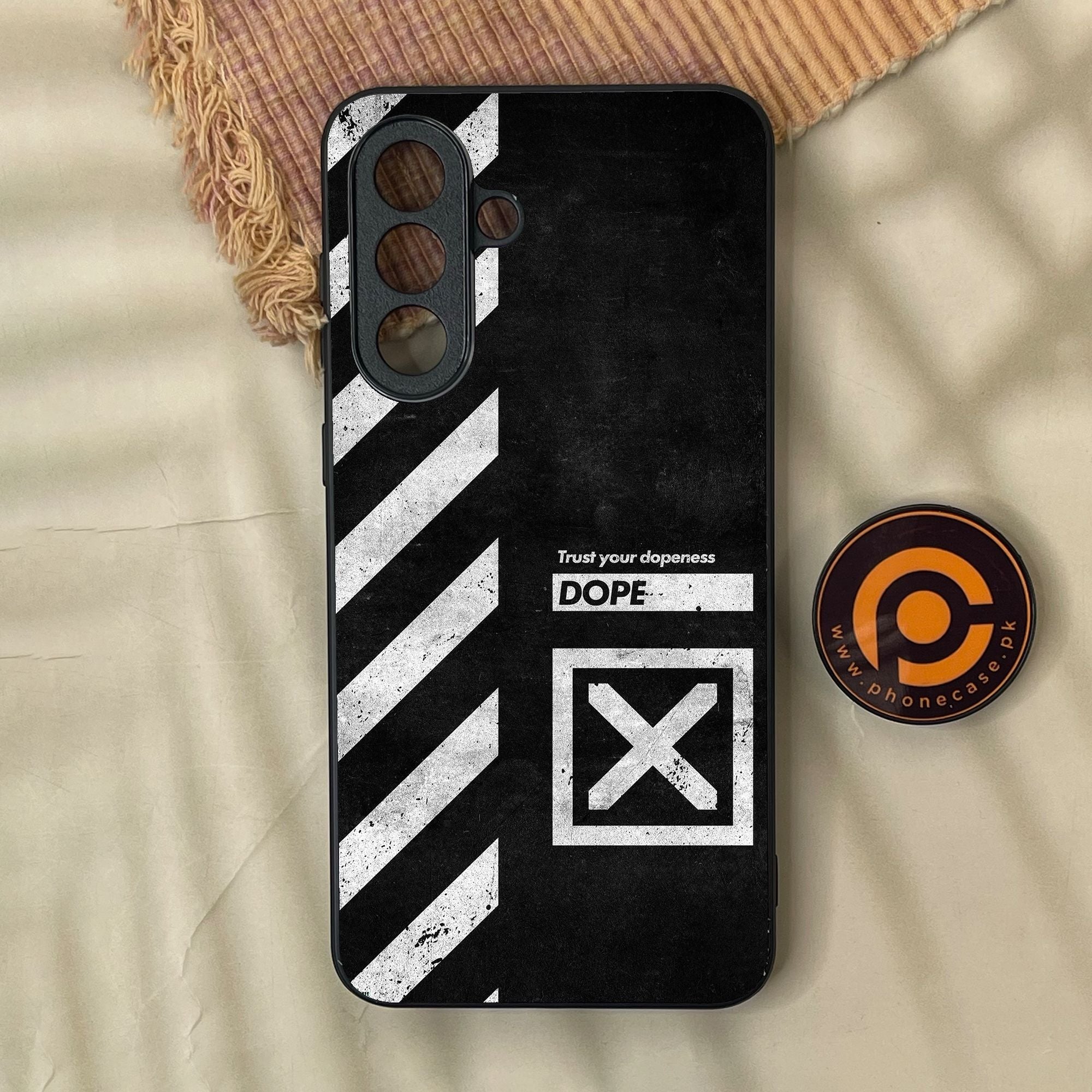 Samsung Galaxy A57 - Trust Your Dopeness - Premium Metal Printed Soft Bumper Shock Proof Case