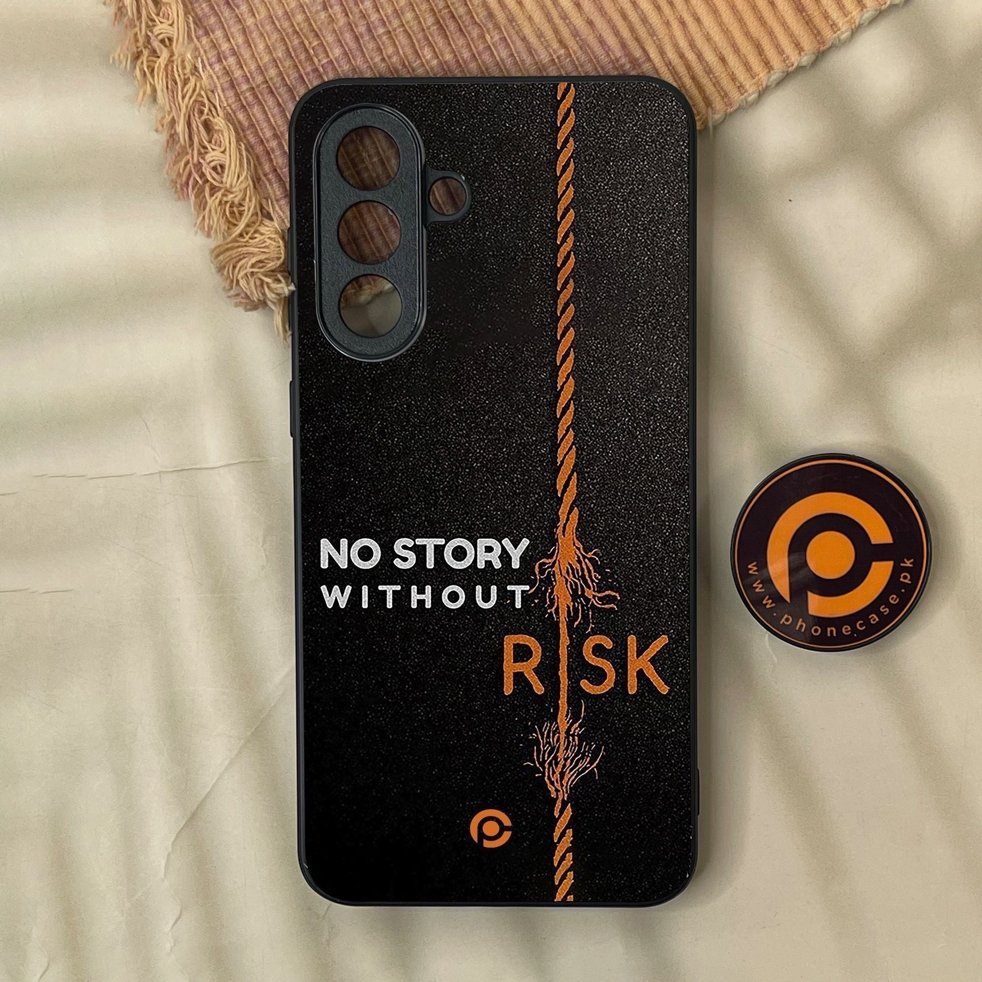 Samsung Galaxy A57 - The Risk Taker - Premium Metal Printed Soft Bumper Shock Proof Case
