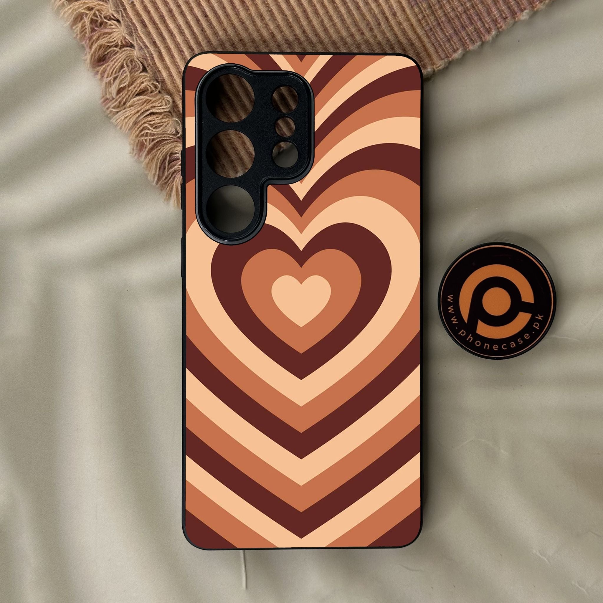 Galaxy S26 Ultra - Heartbeat Design 2 - Premium Metal Printed Soft Bumper Shock Proof Case