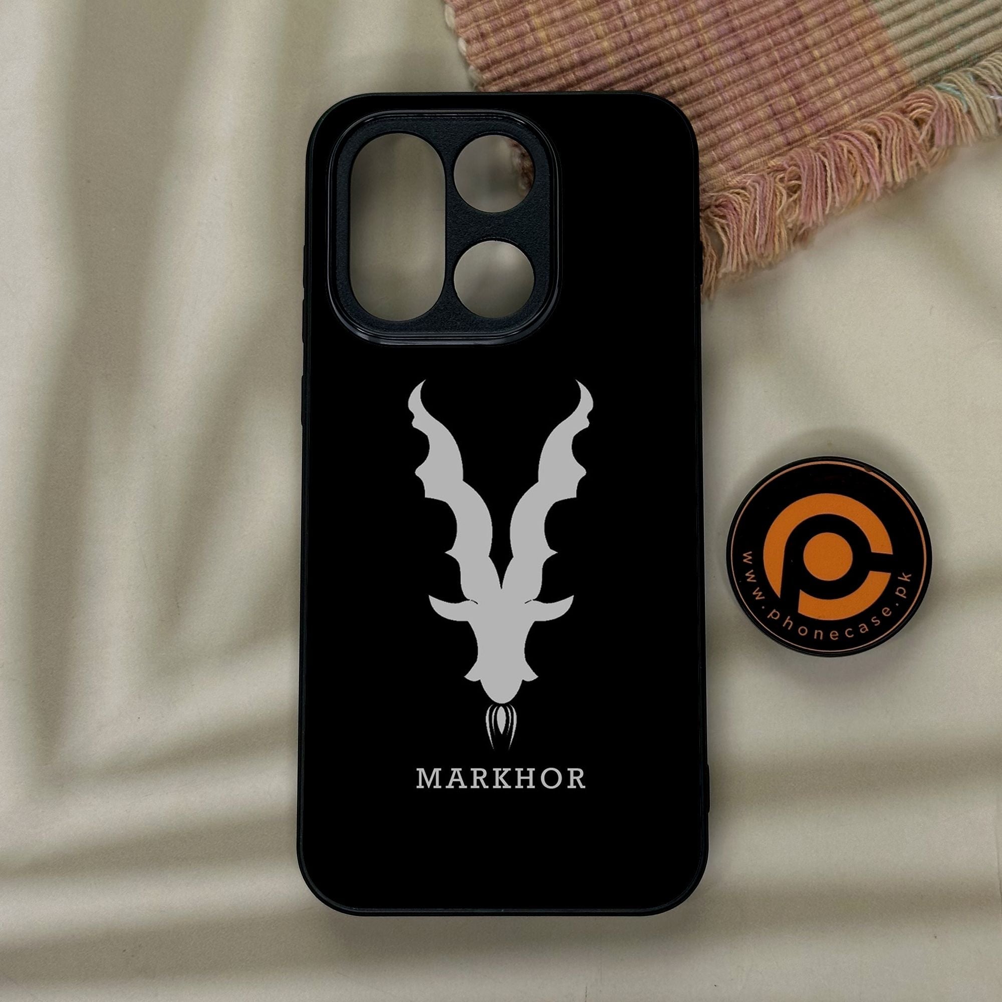 OnePlus 15 - Markhor Design 9 - Premium Metal Printed Soft Bumper Shock Proof Case