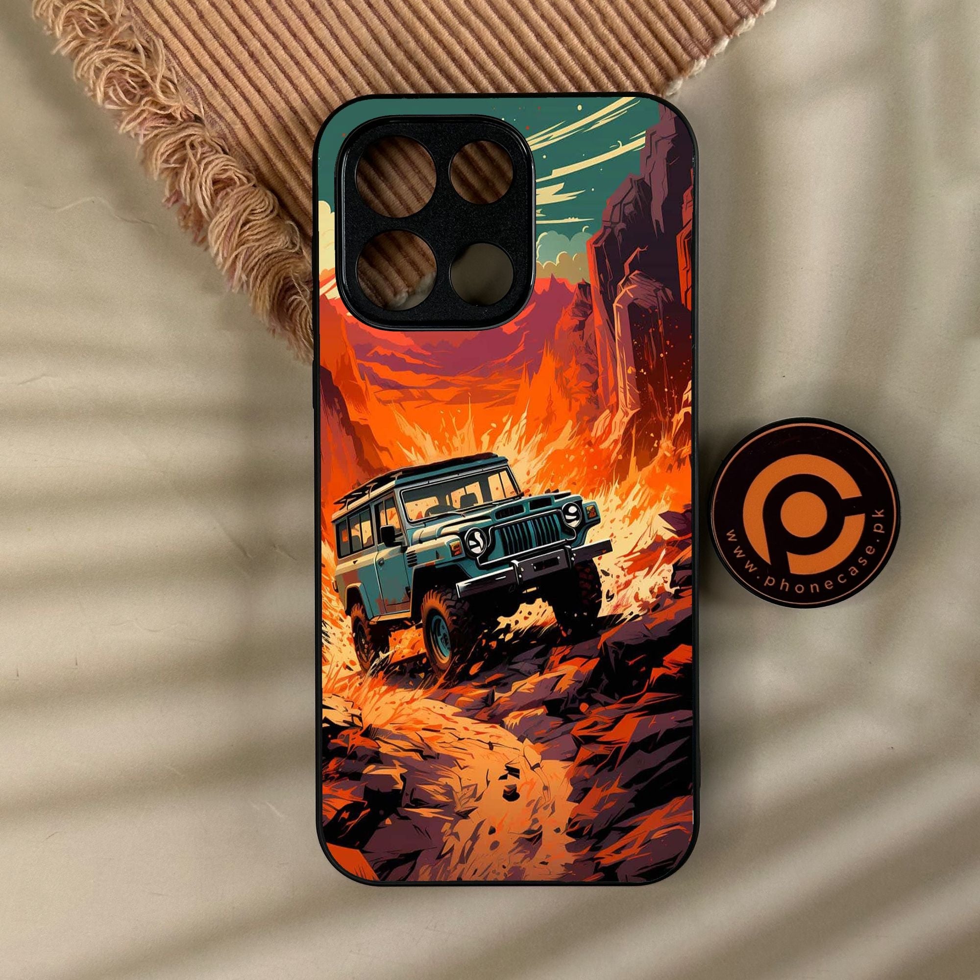 OnePlus Turbo 6 - Jeep Offroad - Premium Metal Printed Soft Bumper Shock Proof Case