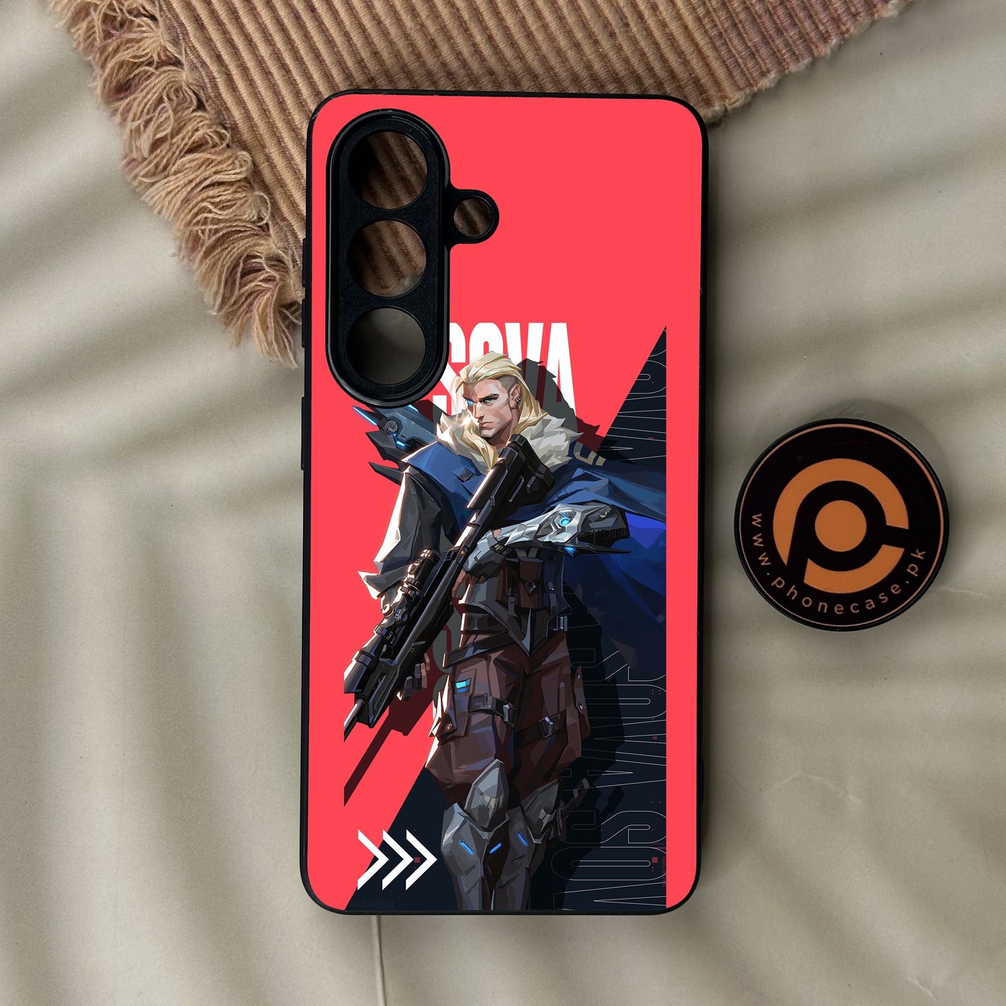 Galaxy S26 - Battle-Ready Design 7 - Premium Metal Printed Soft Bumper Shock Proof Case