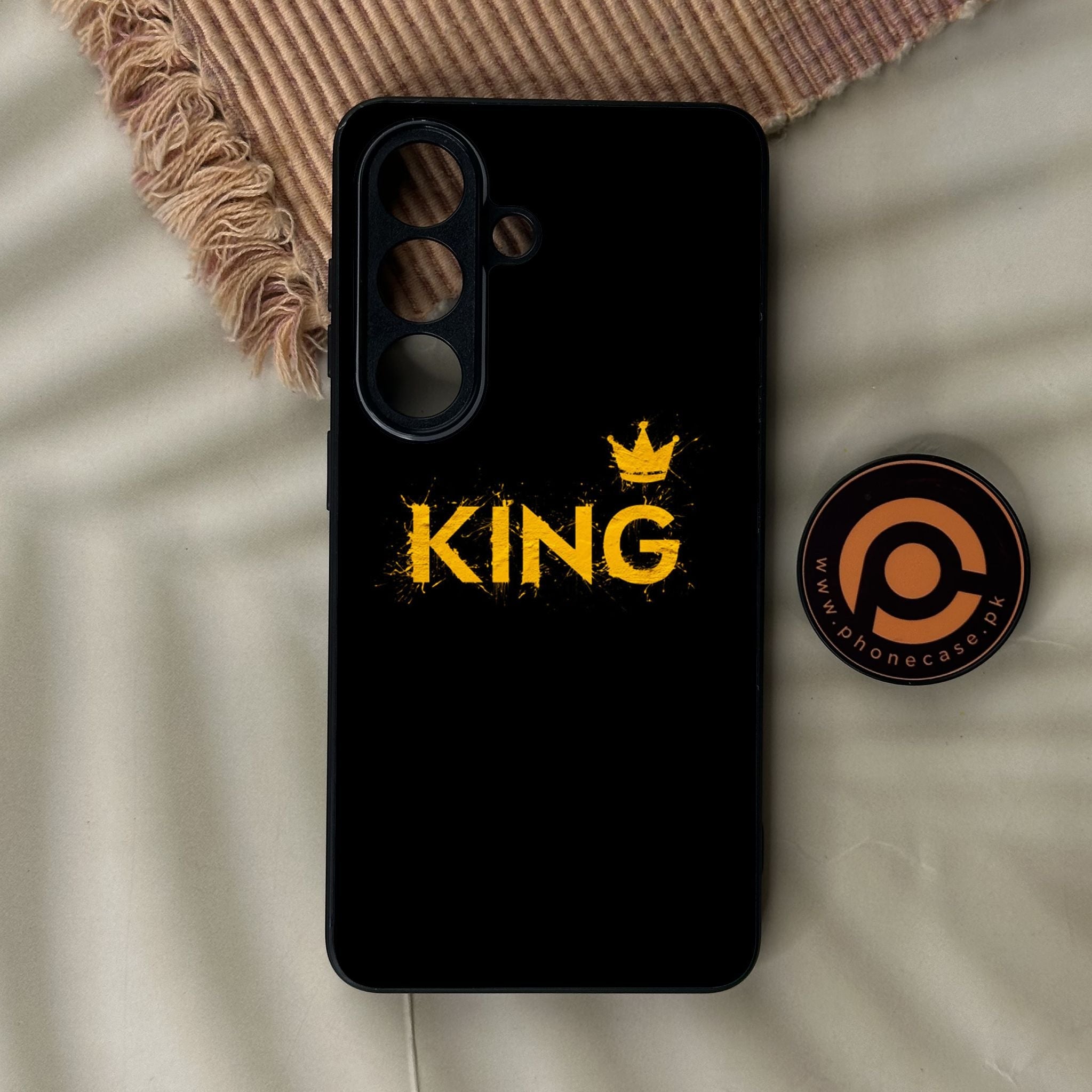 Galaxy S26 - King Design 2 - Premium Metal Printed Soft Bumper Shock Proof Case