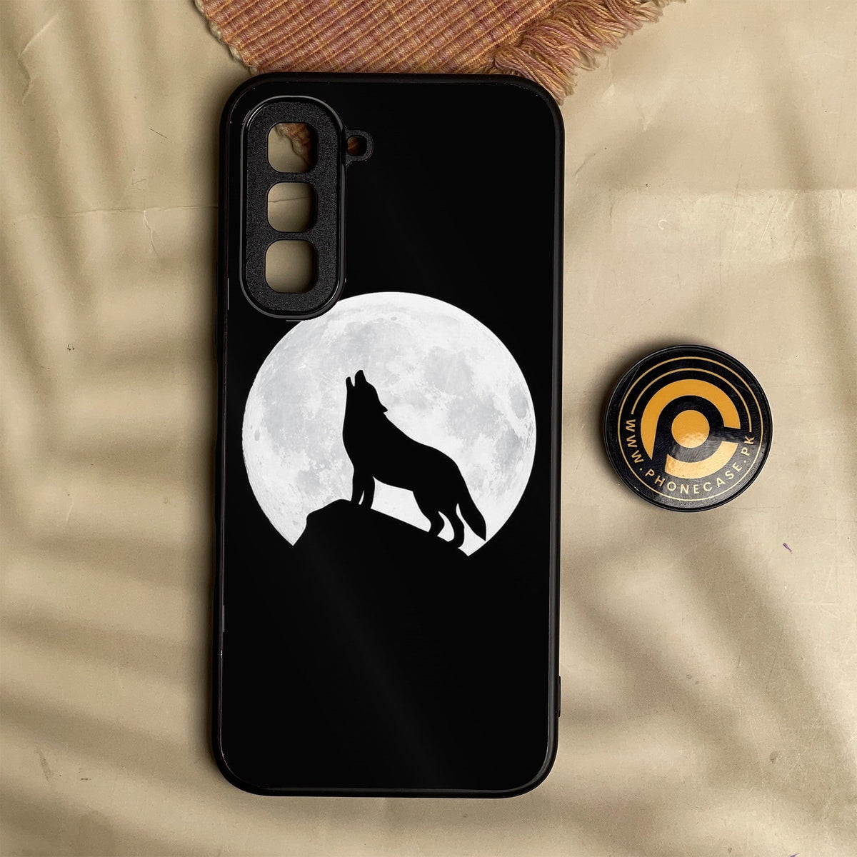 Infinix Hot 70 - Wolf Design 3 - Premium Metal Printed Soft Bumper Shock Proof Case